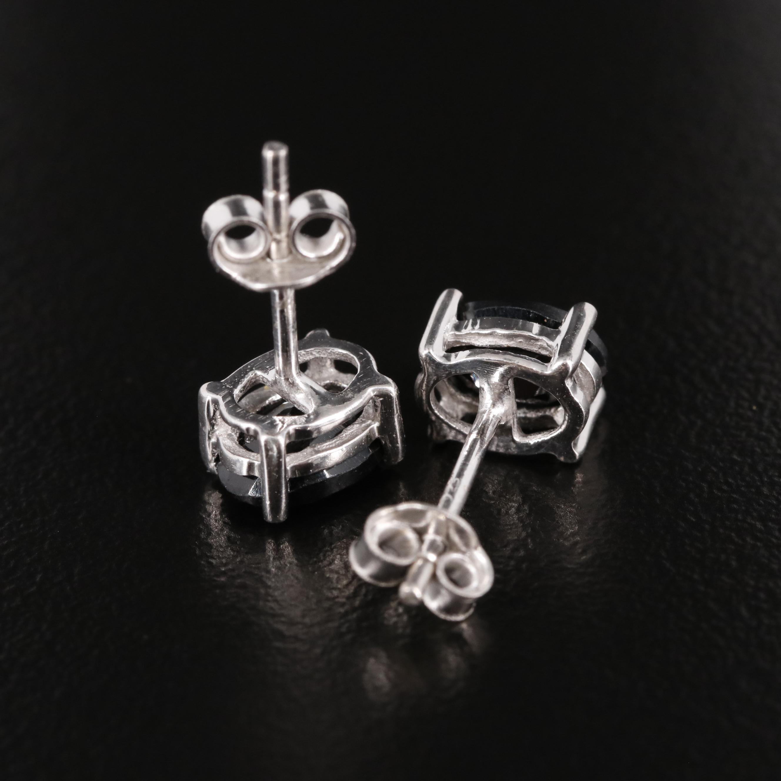 Sterling Cubic Zirconia Stud Earrings