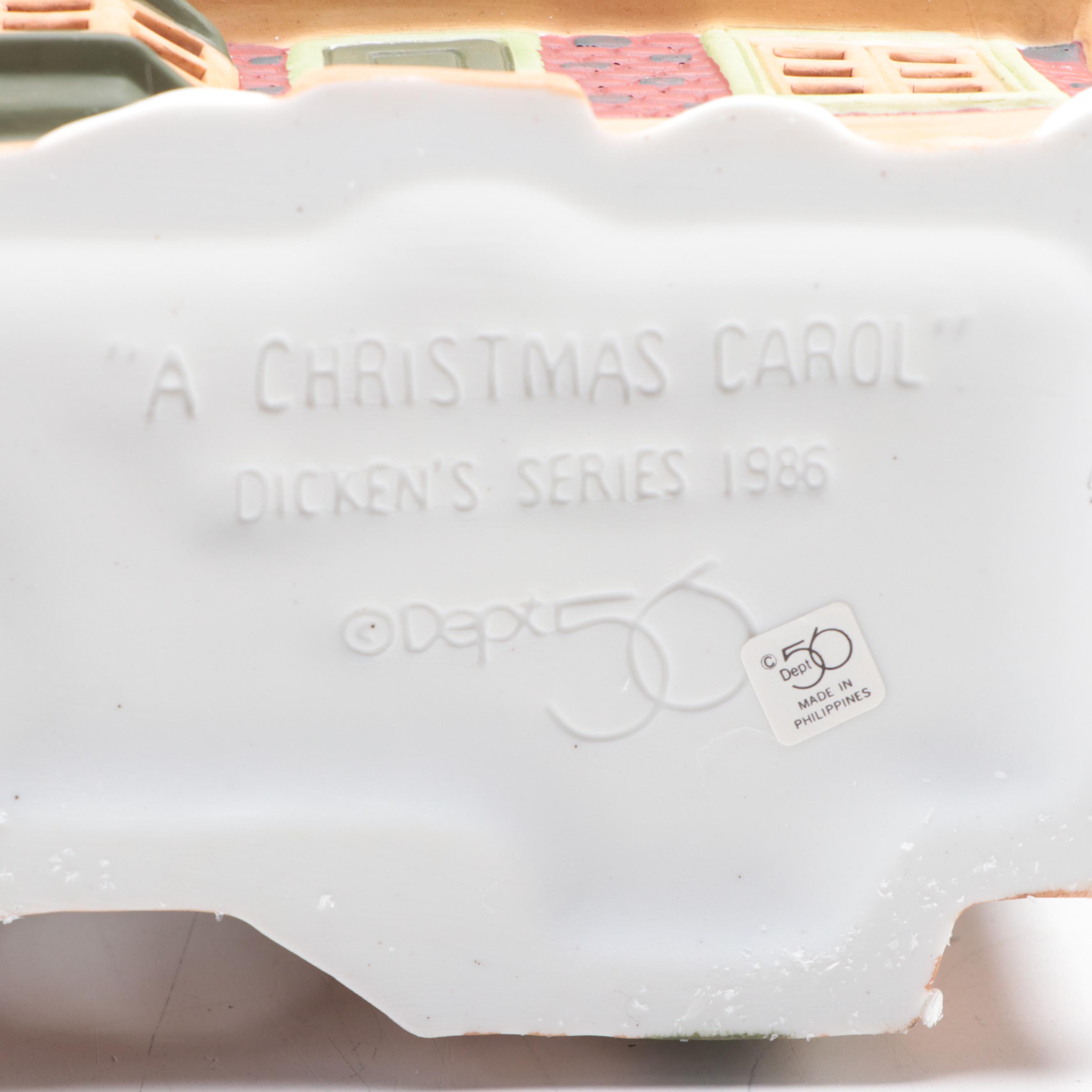 Department 56 Dickens Series and Other Illuminated Porcelain Houses