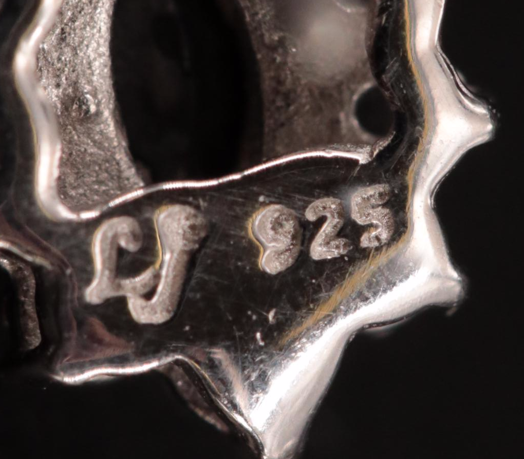 Sterling Silver Sapphire and Topaz Earrings