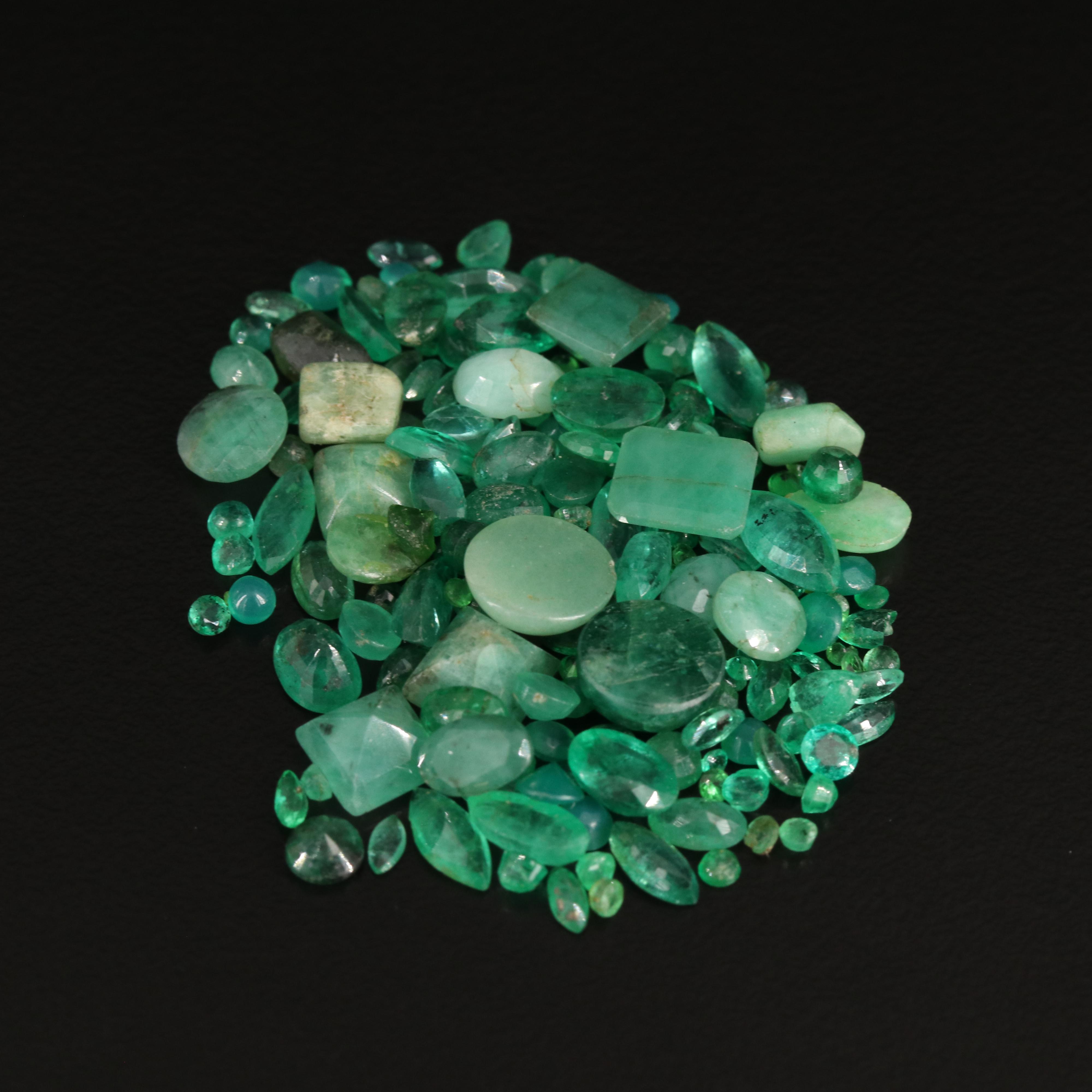 Loose 32.33 CTW Emeralds