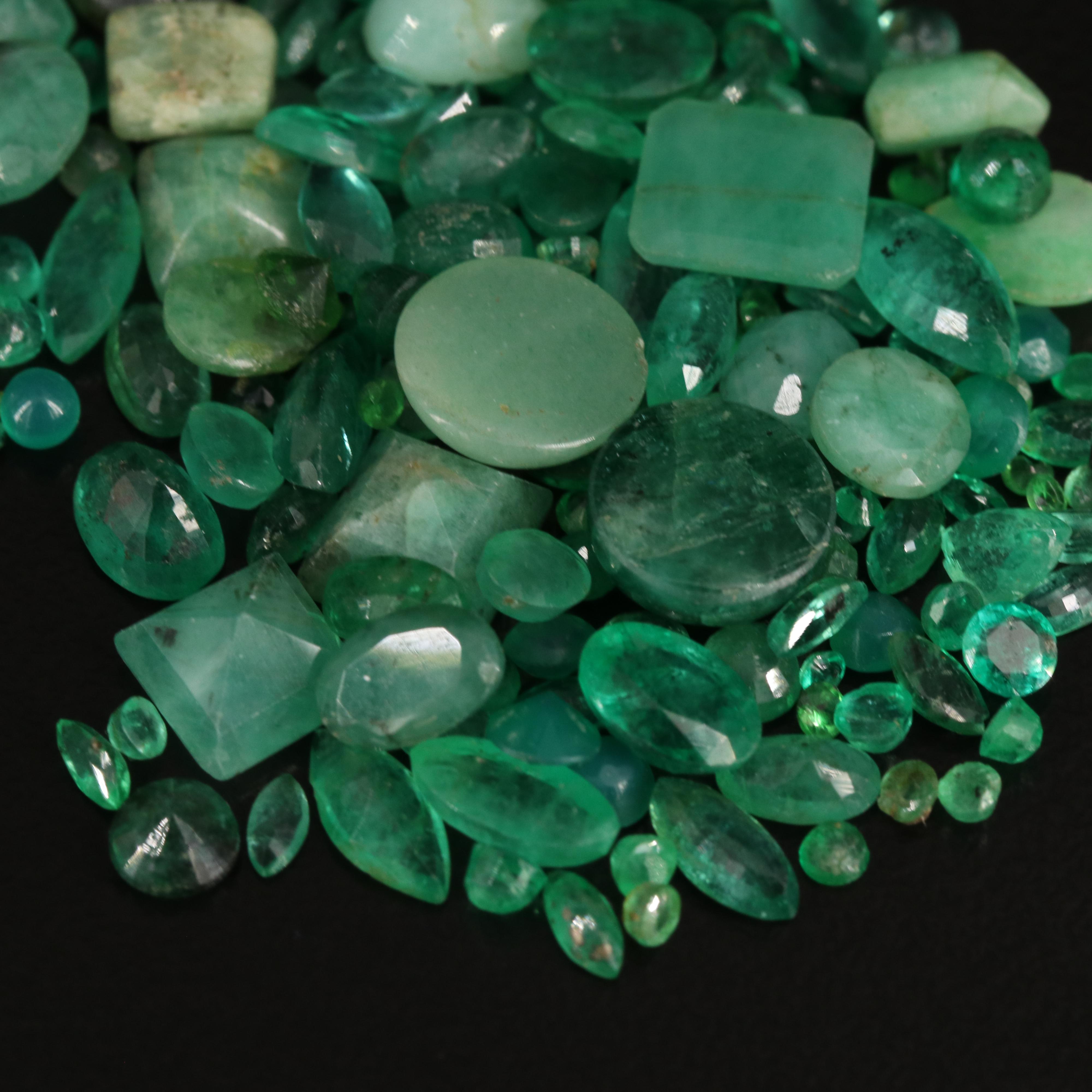 Loose 32.33 CTW Emeralds