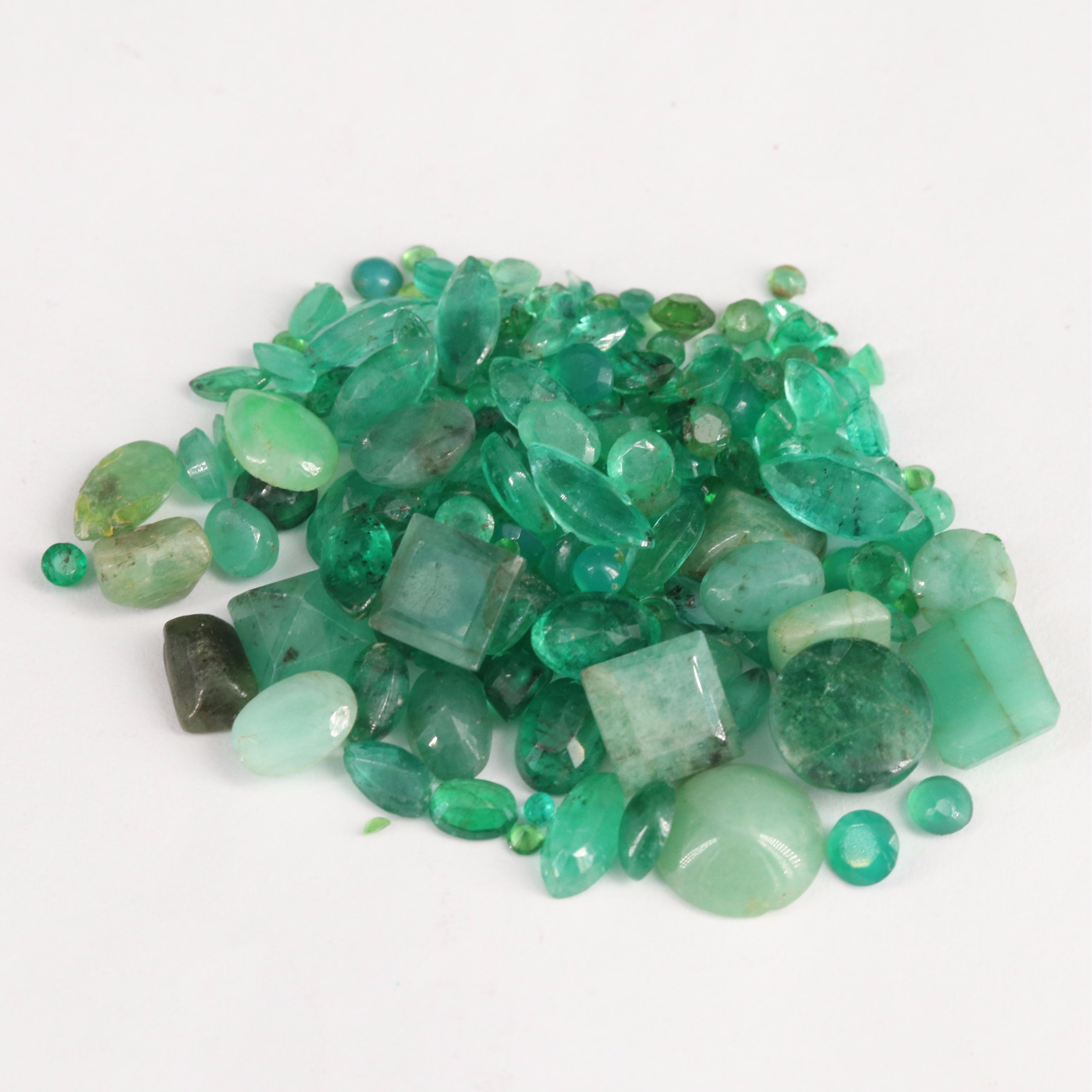 Loose 32.33 CTW Emeralds