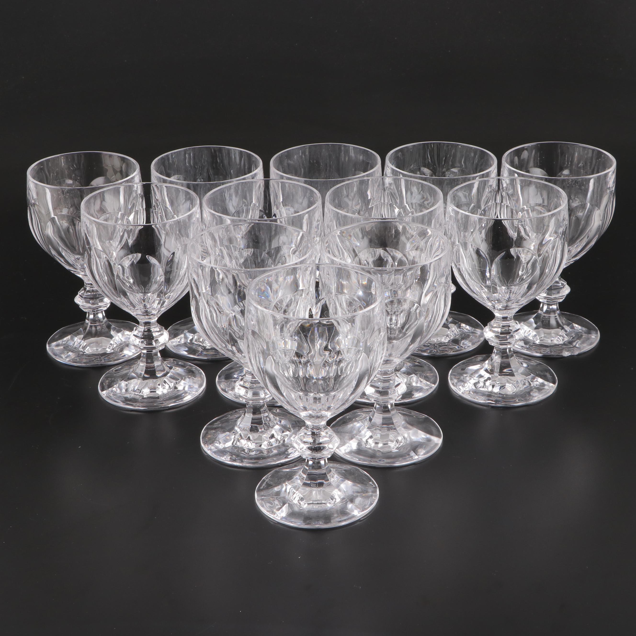 Villeroy & Boch "Bernadotte" Crystal Water Goblets