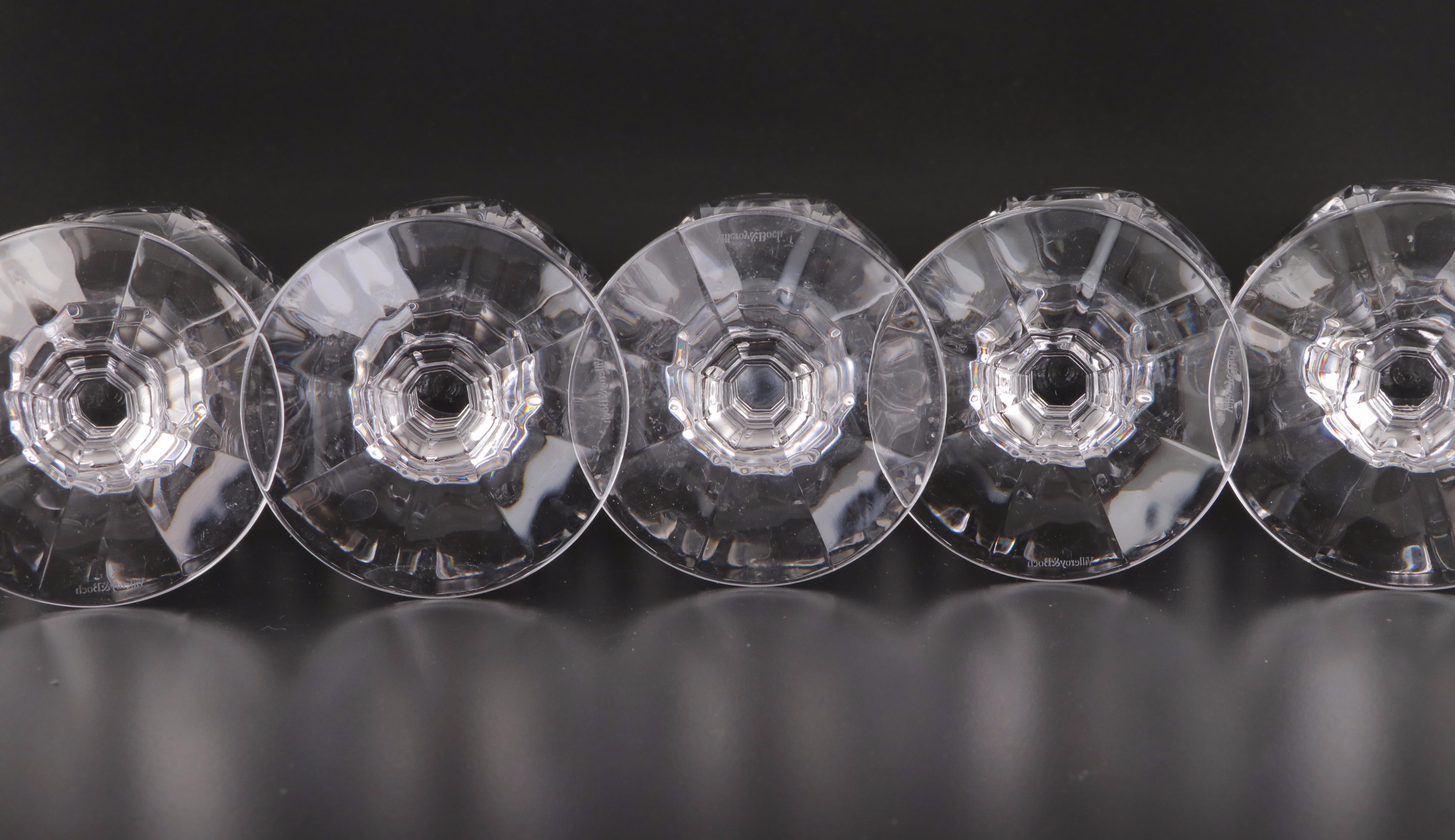 Villeroy & Boch "Bernadotte" Crystal Water Goblets