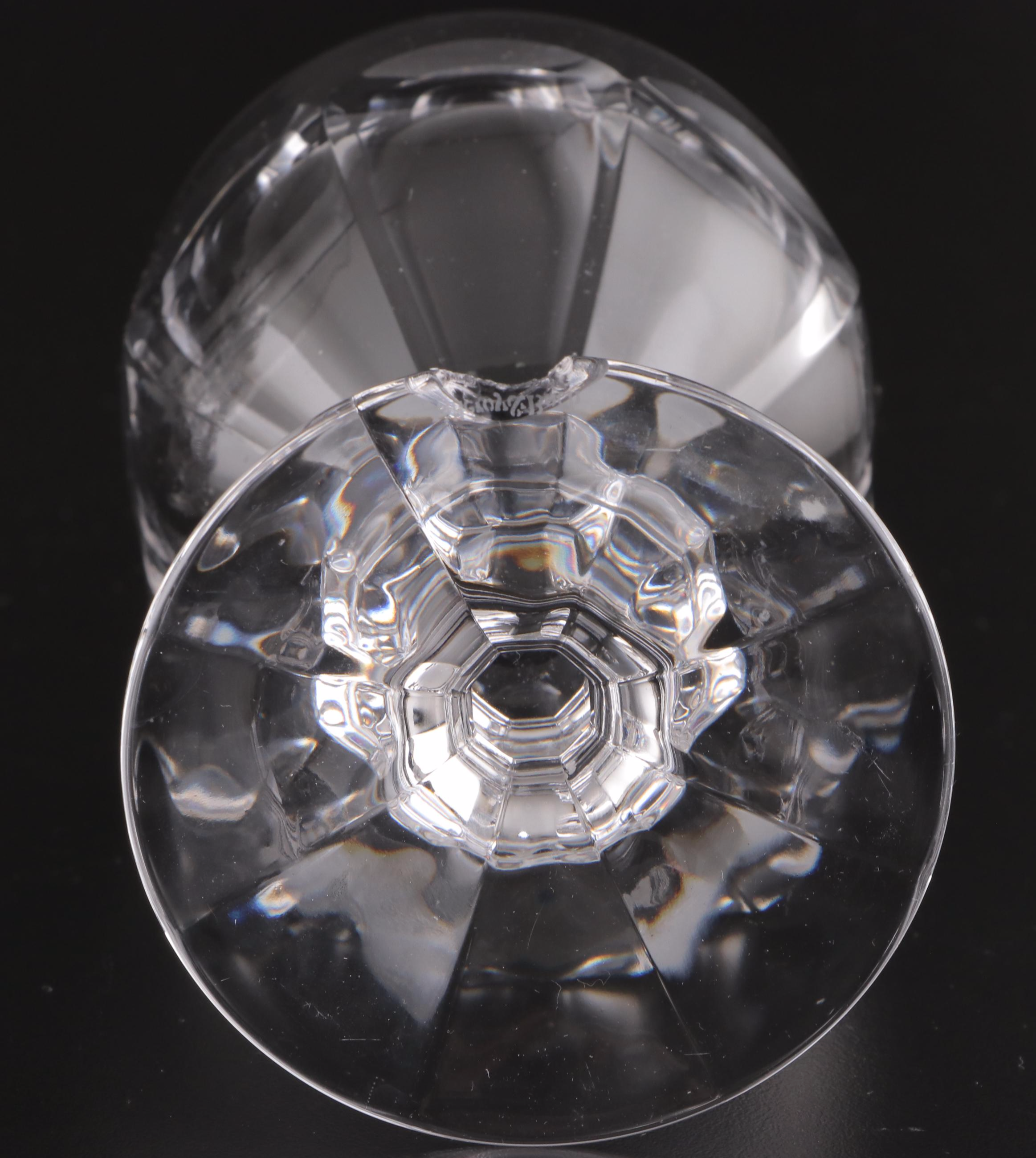 Villeroy & Boch "Bernadotte" Crystal Water Goblets