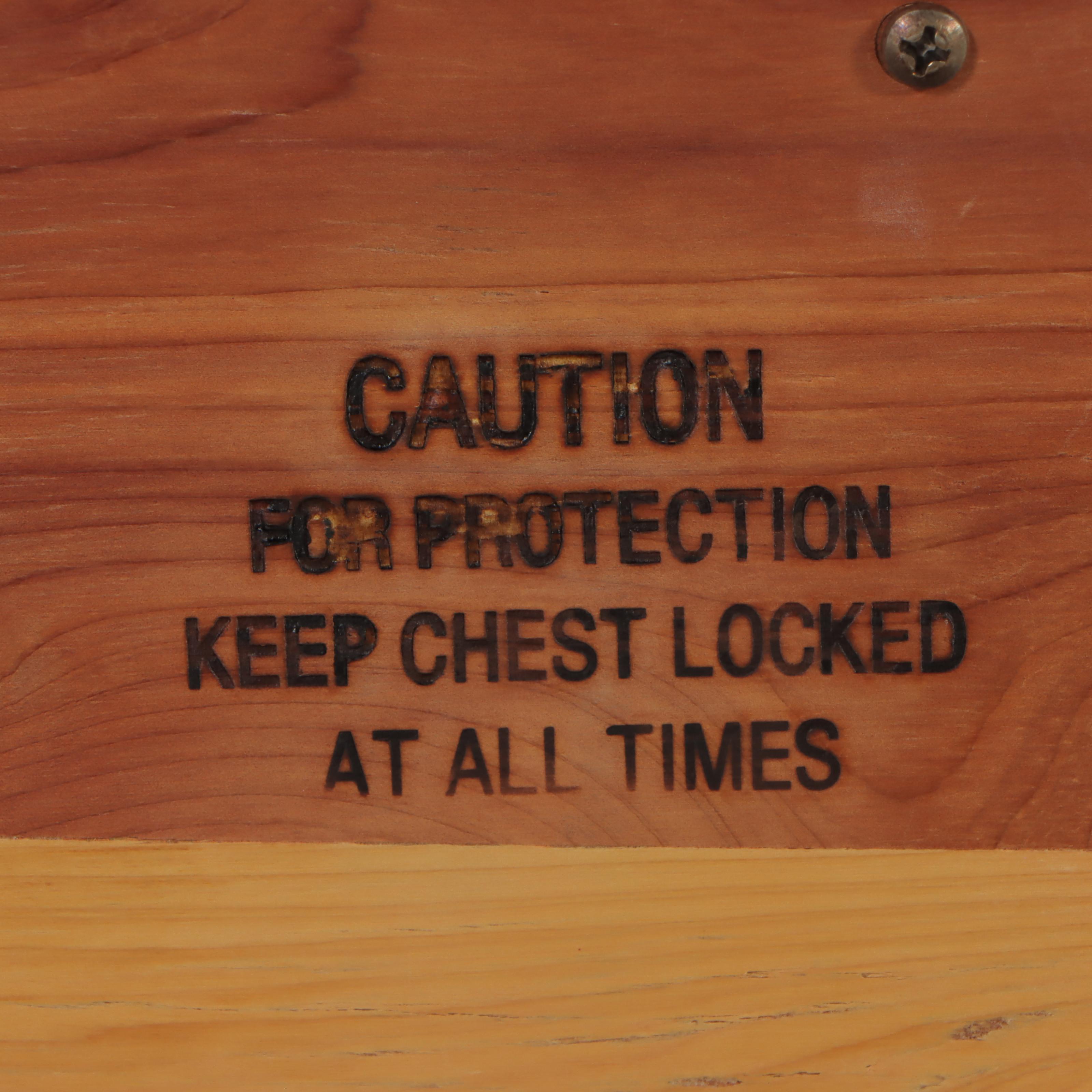 Lane "Aroma-Tite" Chippendale Style Cherrywood and Cedar Blanket Chest/Bench