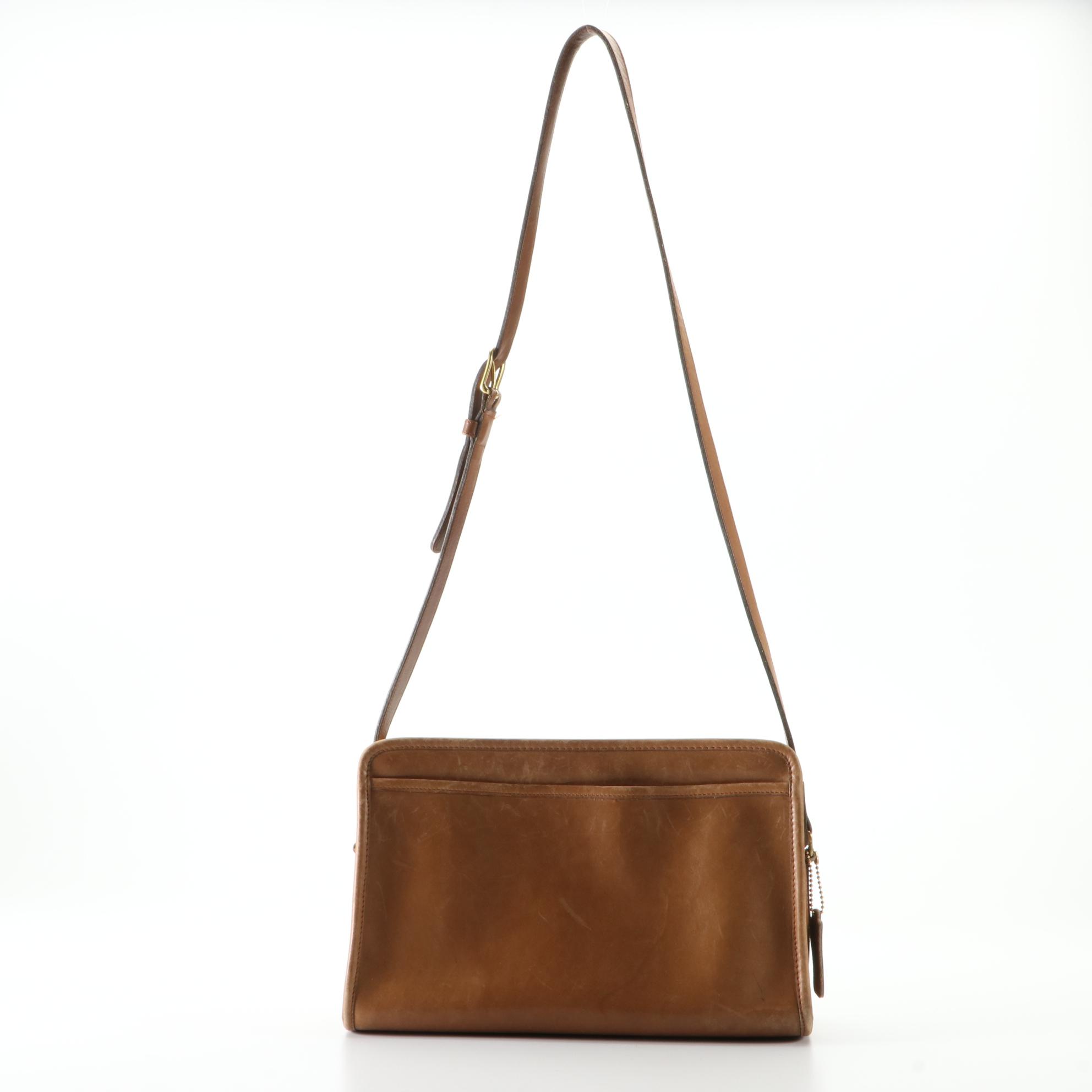 Coach Sutton Shoulder Bag in British Tan Leather