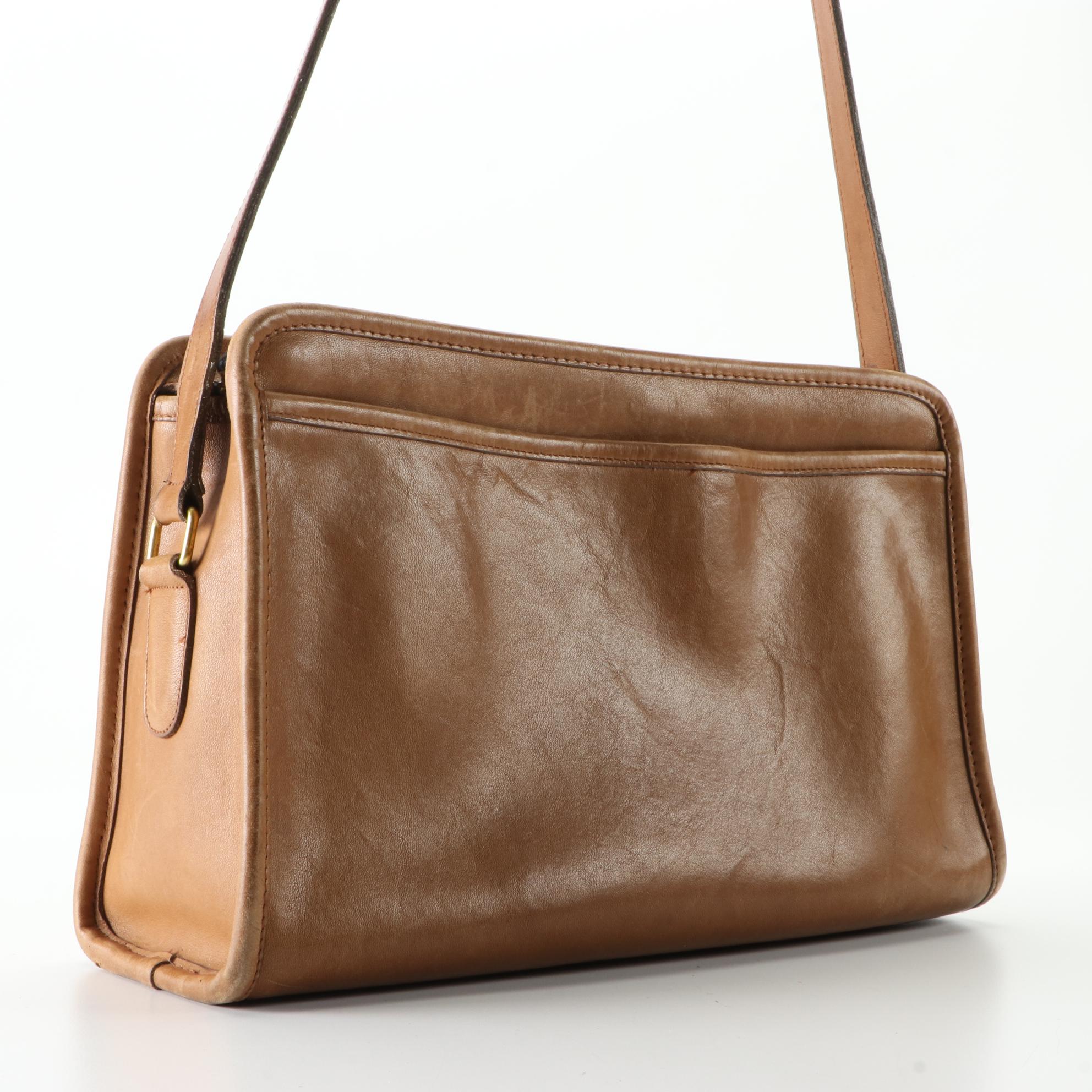 Coach Sutton Shoulder Bag in British Tan Leather