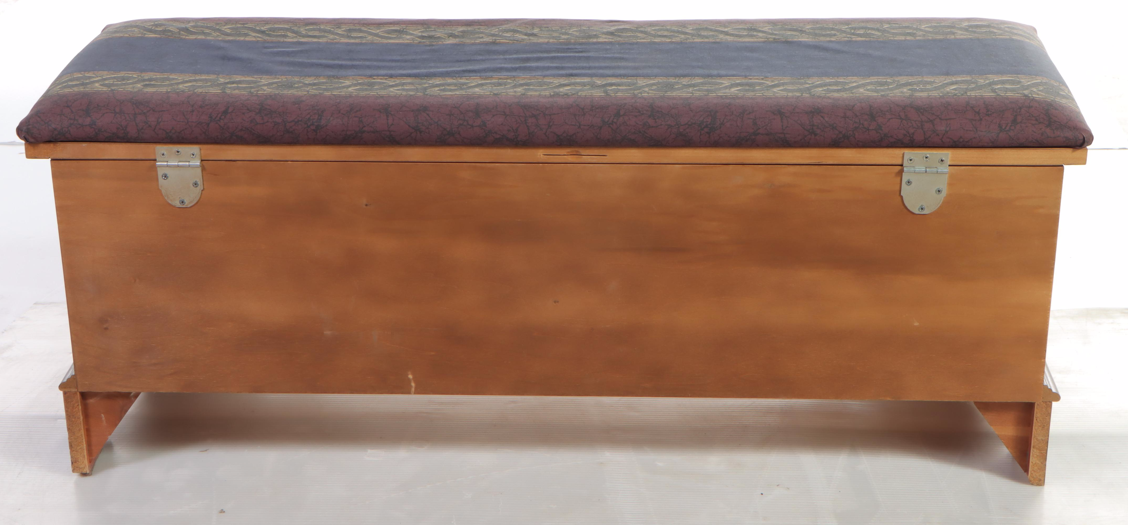 Lane "Aroma-Tite" Chippendale Style Cherrywood and Cedar Blanket Chest/Bench