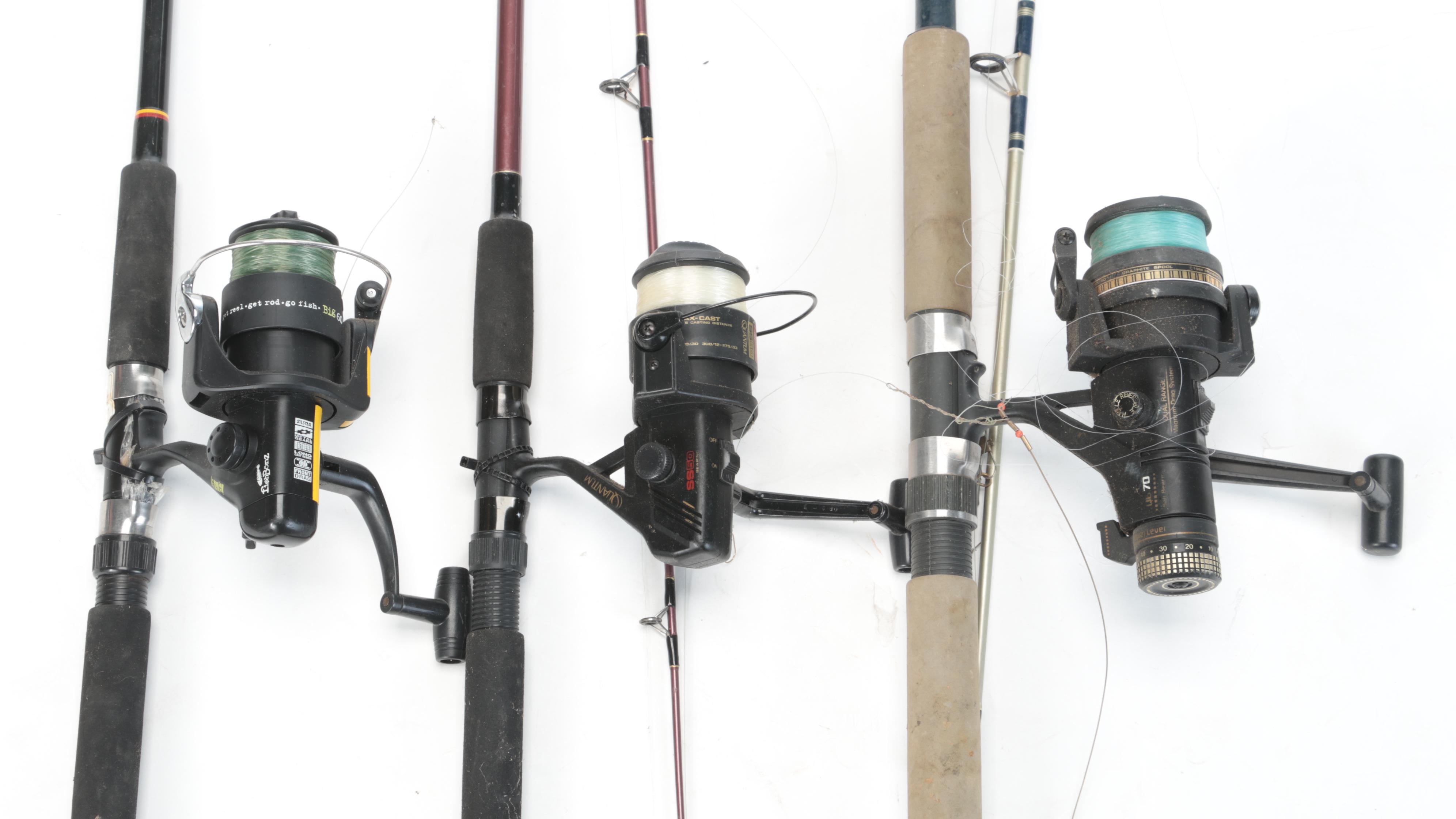 Silstar, Shakespeare, Daiwa, and Other Fishing Rods and Reels
