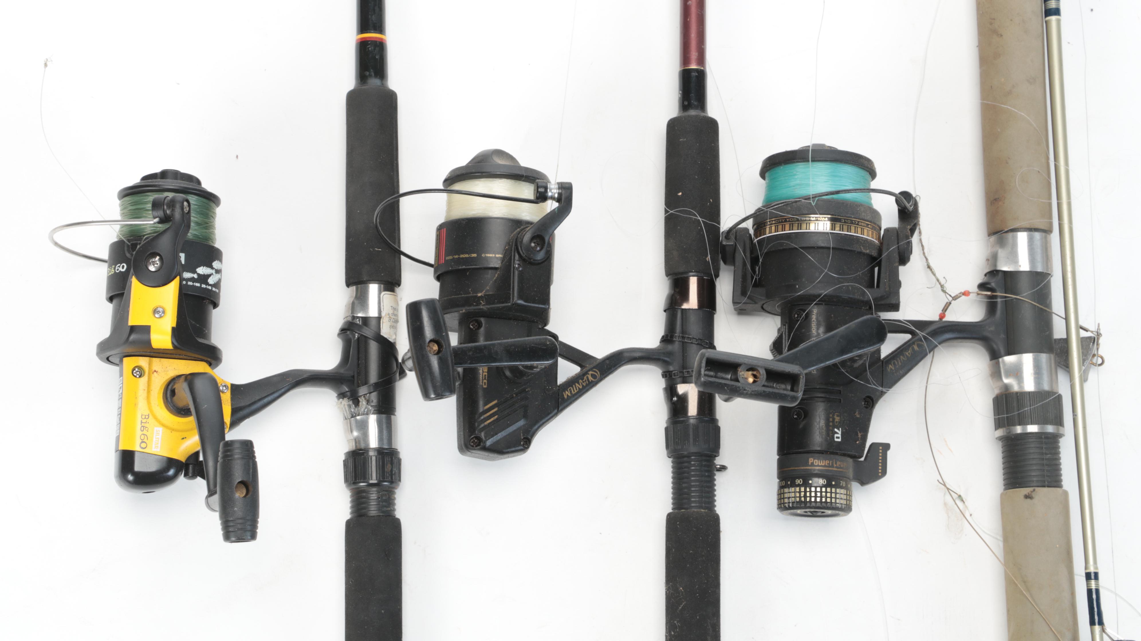 Silstar, Shakespeare, Daiwa, and Other Fishing Rods and Reels