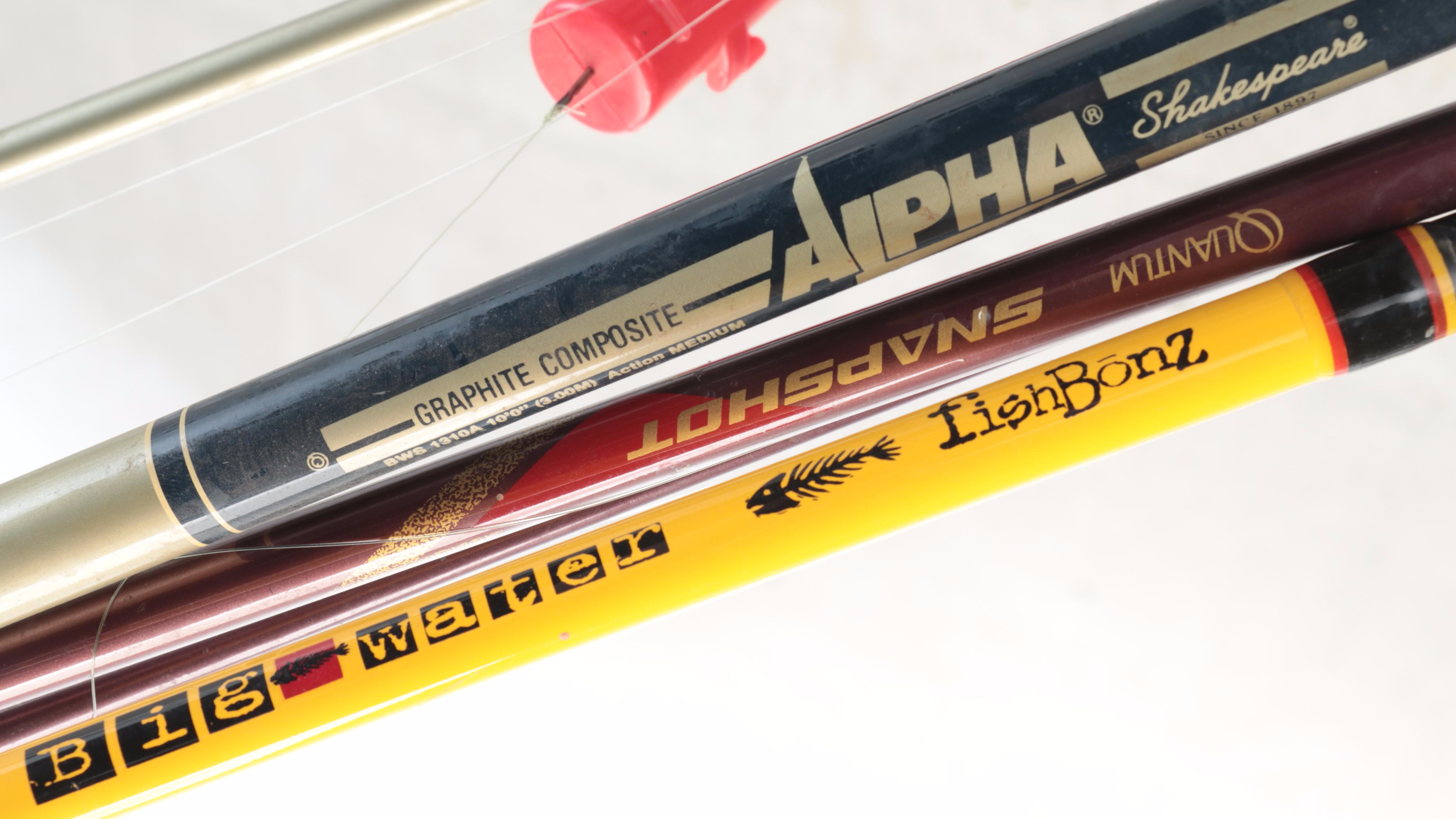 Silstar, Shakespeare, Daiwa, and Other Fishing Rods and Reels