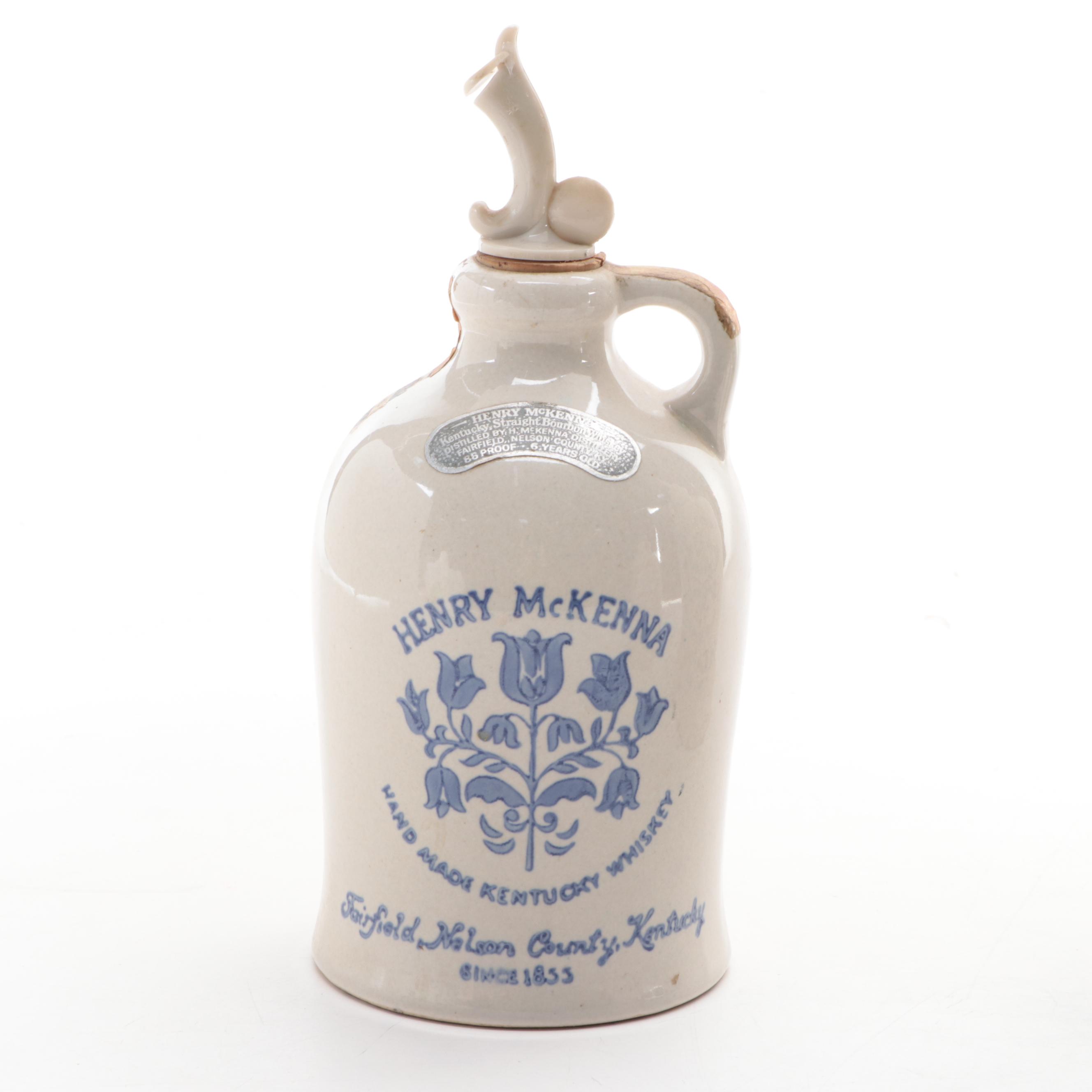Henry McKenna Bourbon Salt Glazed Stoneware Jugs
