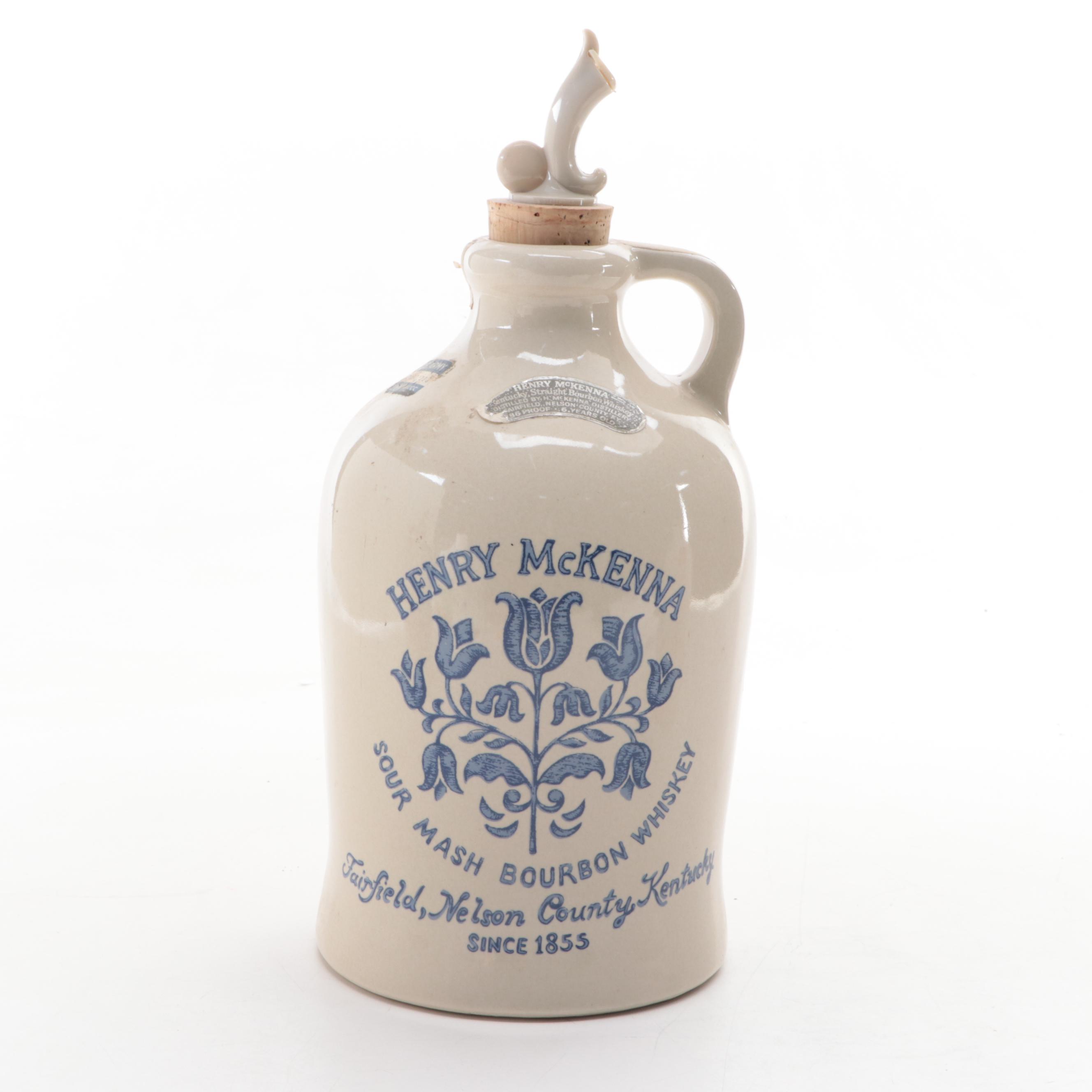 Henry McKenna Bourbon Salt Glazed Stoneware Jugs