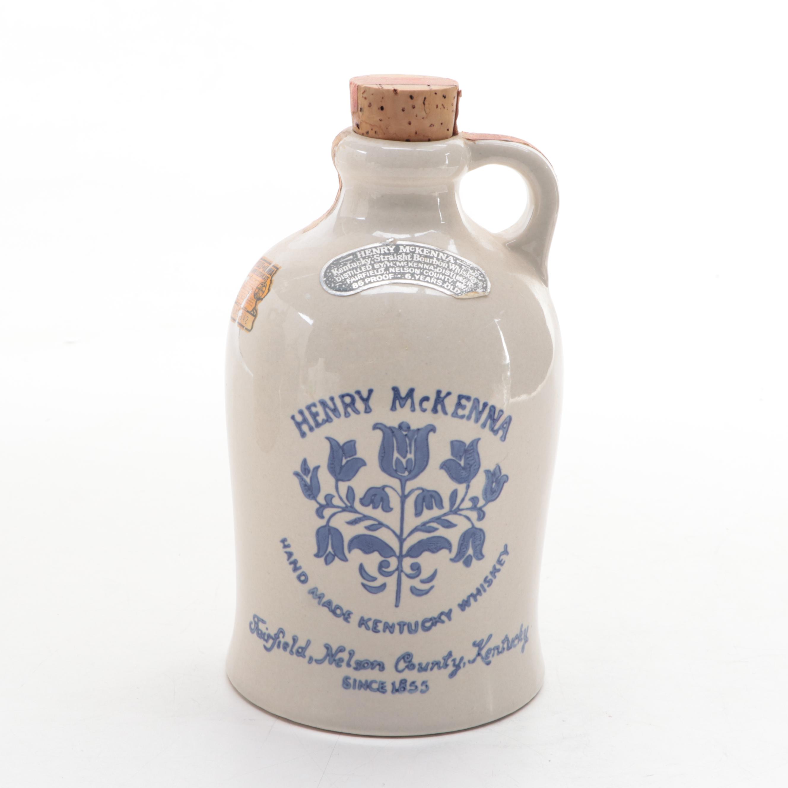 Henry McKenna Bourbon Salt Glazed Stoneware Jugs