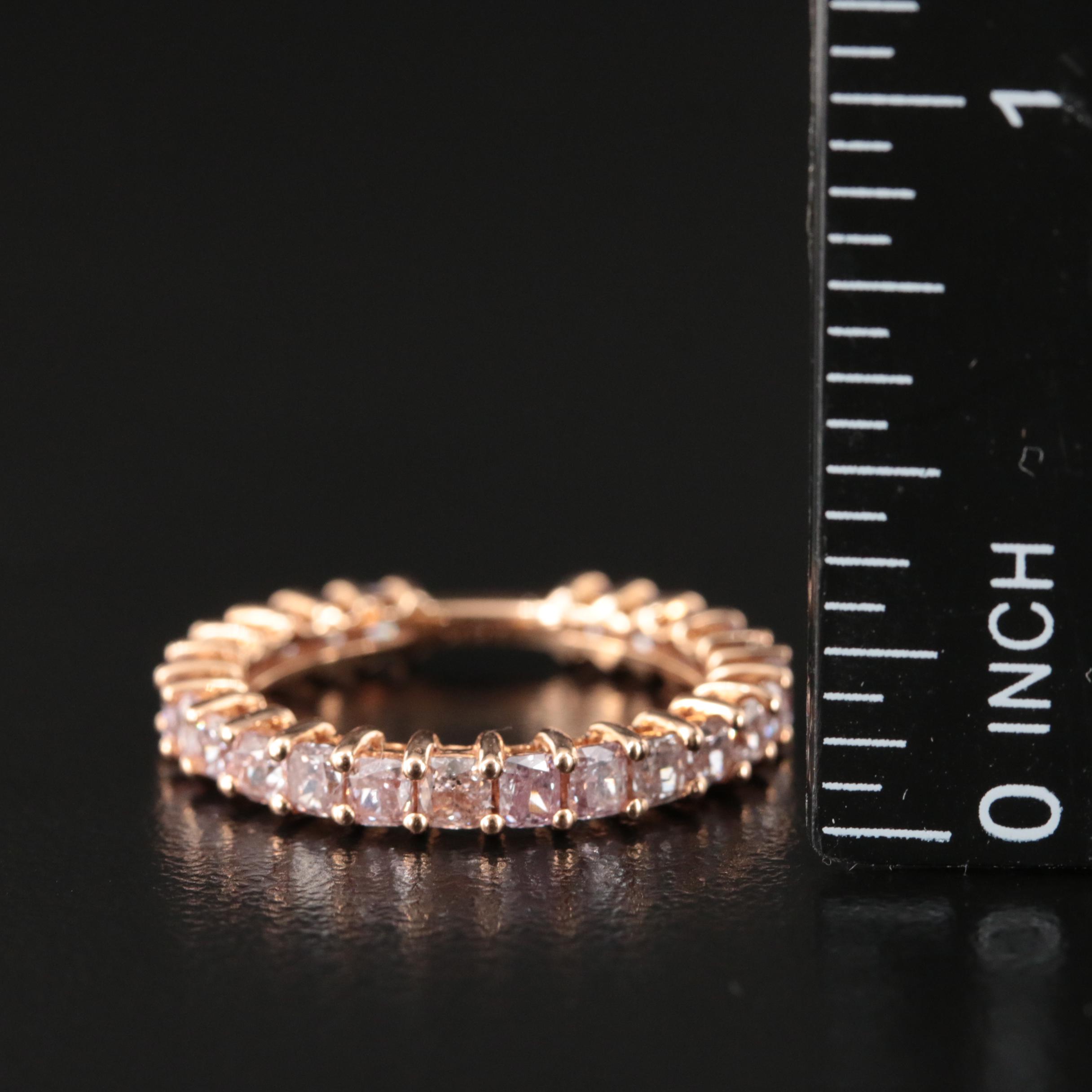 18K Rose Gold 1.90 CTW Diamond Band