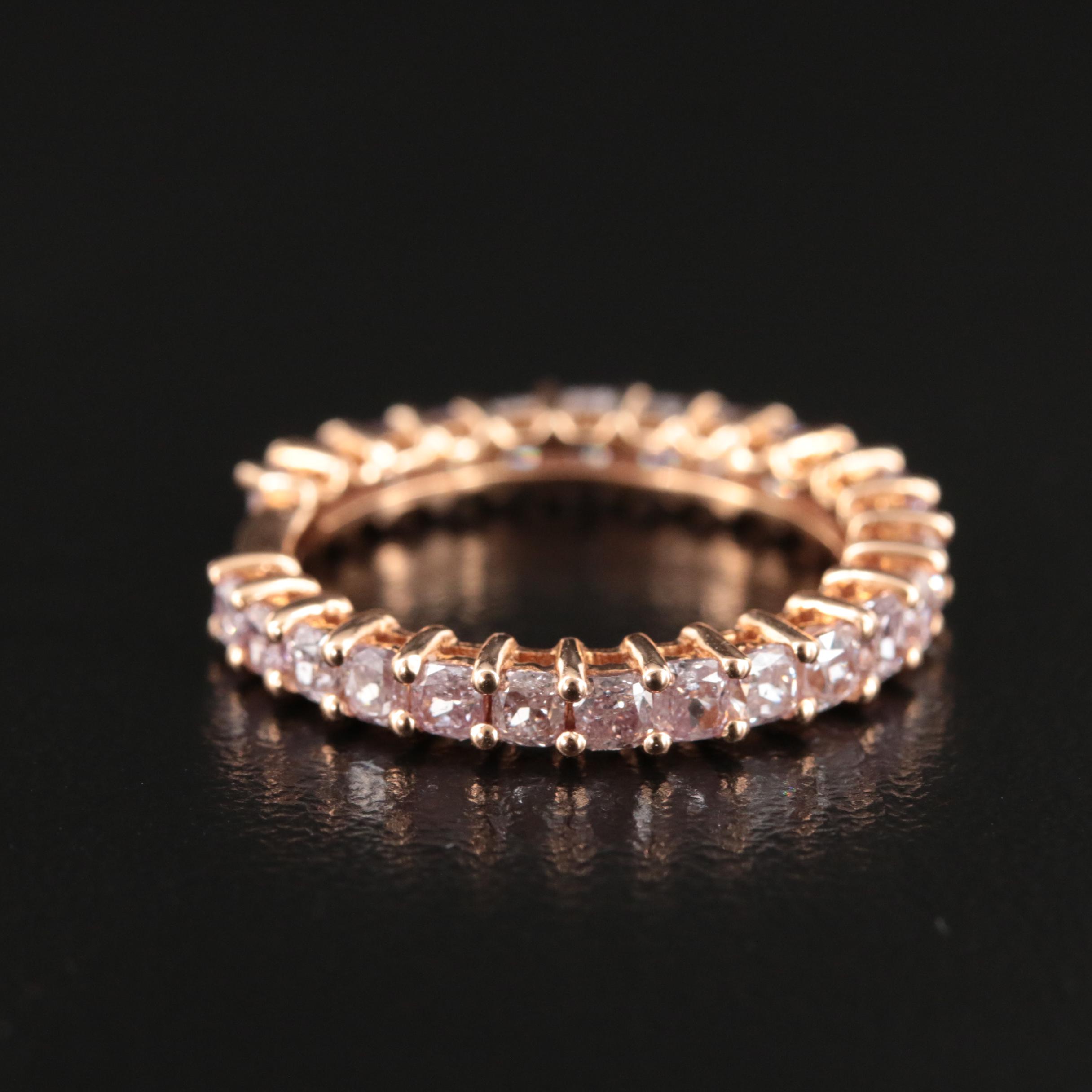 18K Rose Gold 1.90 CTW Diamond Band