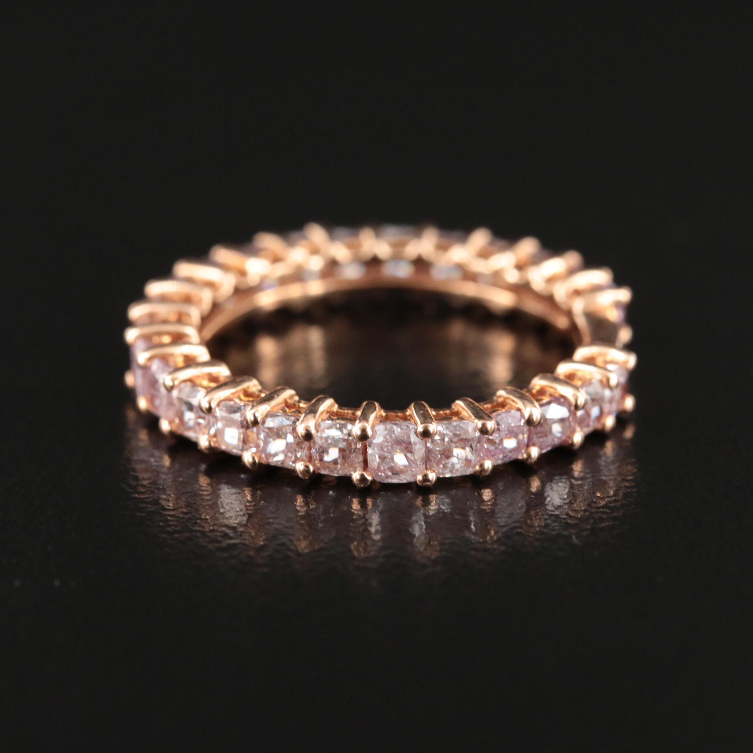 18K Rose Gold 1.90 CTW Diamond Band