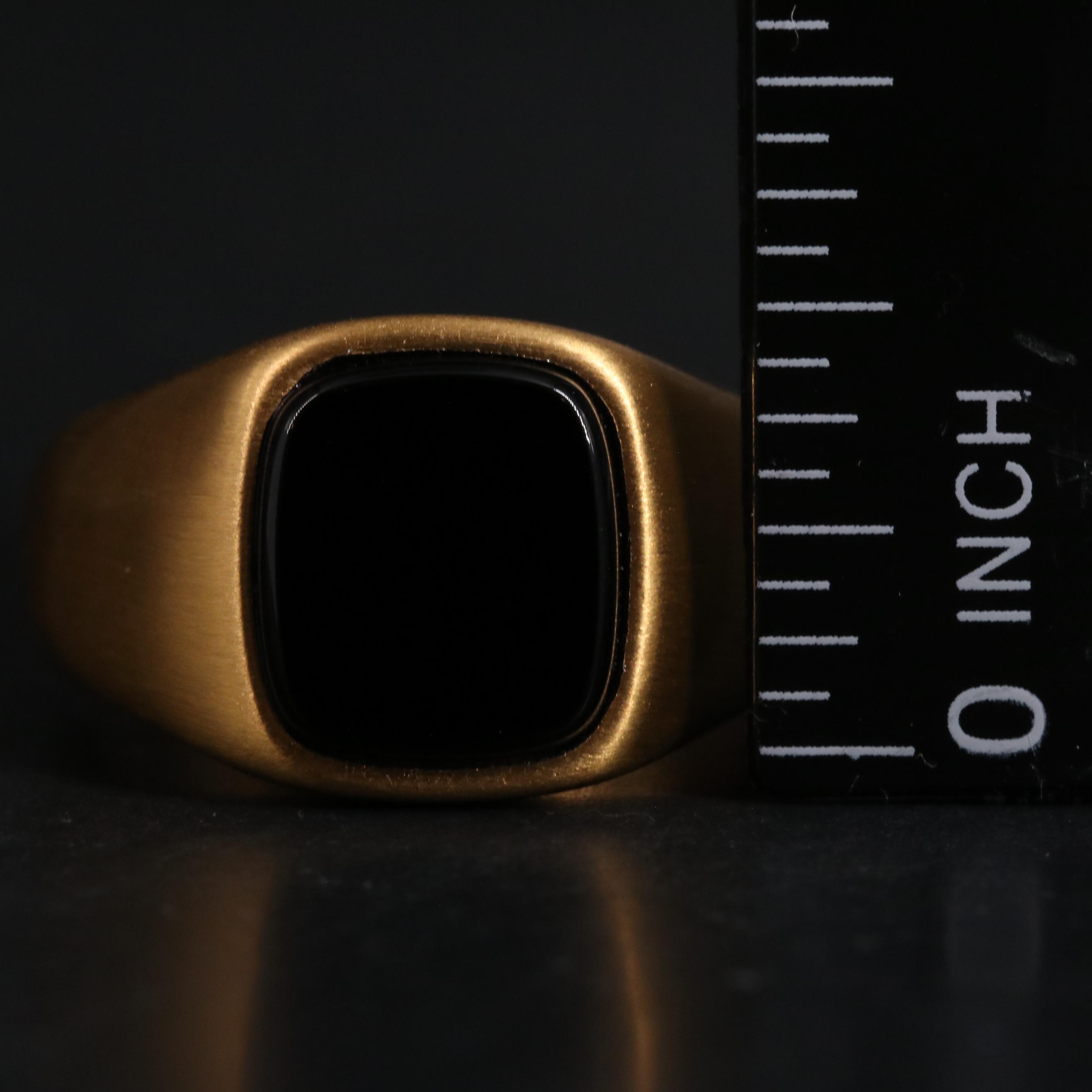 Stainless Steel Glass Ring