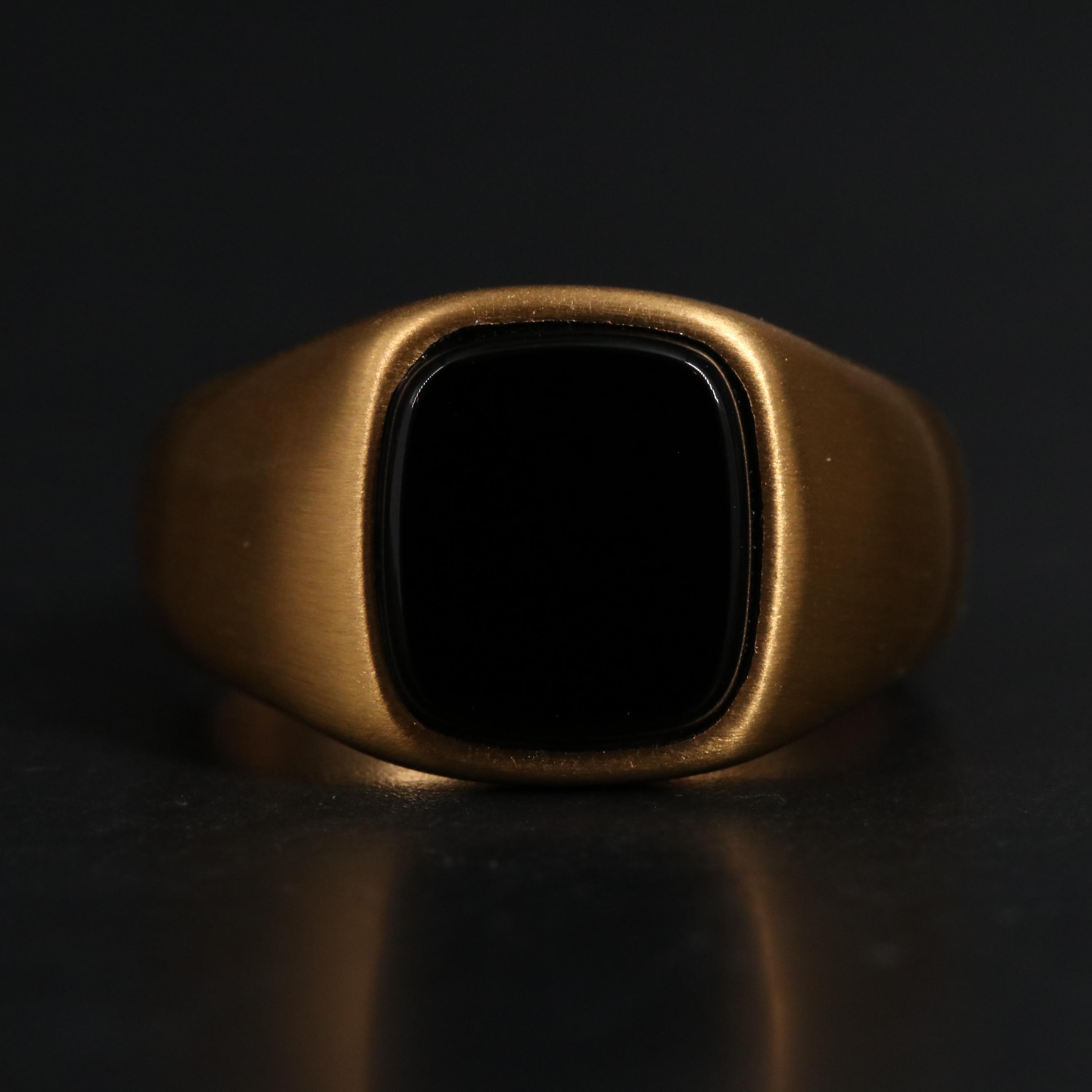 Stainless Steel Glass Ring