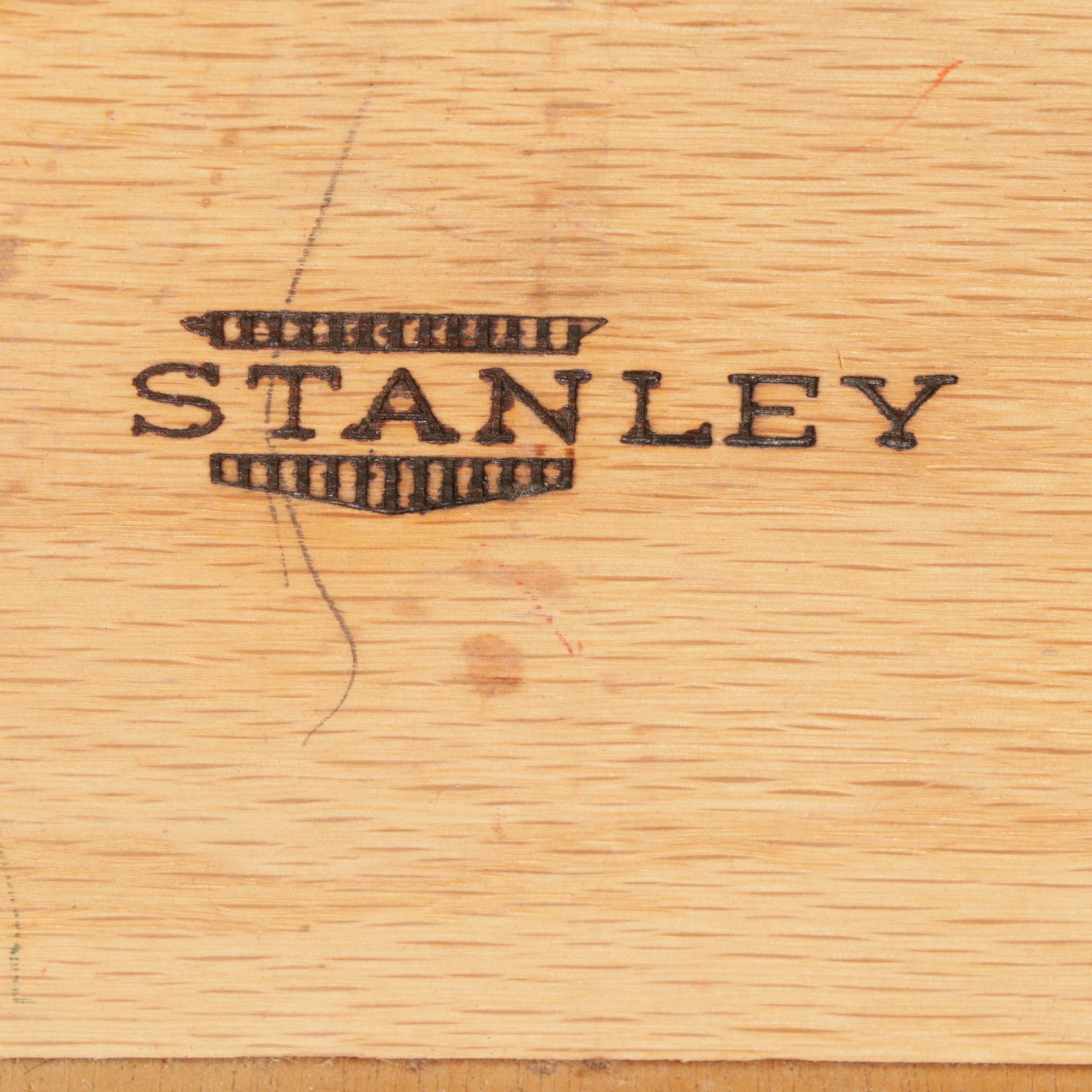 Stanley Furniture Mid Century Modern Walnut and Laminate Top Sideboard