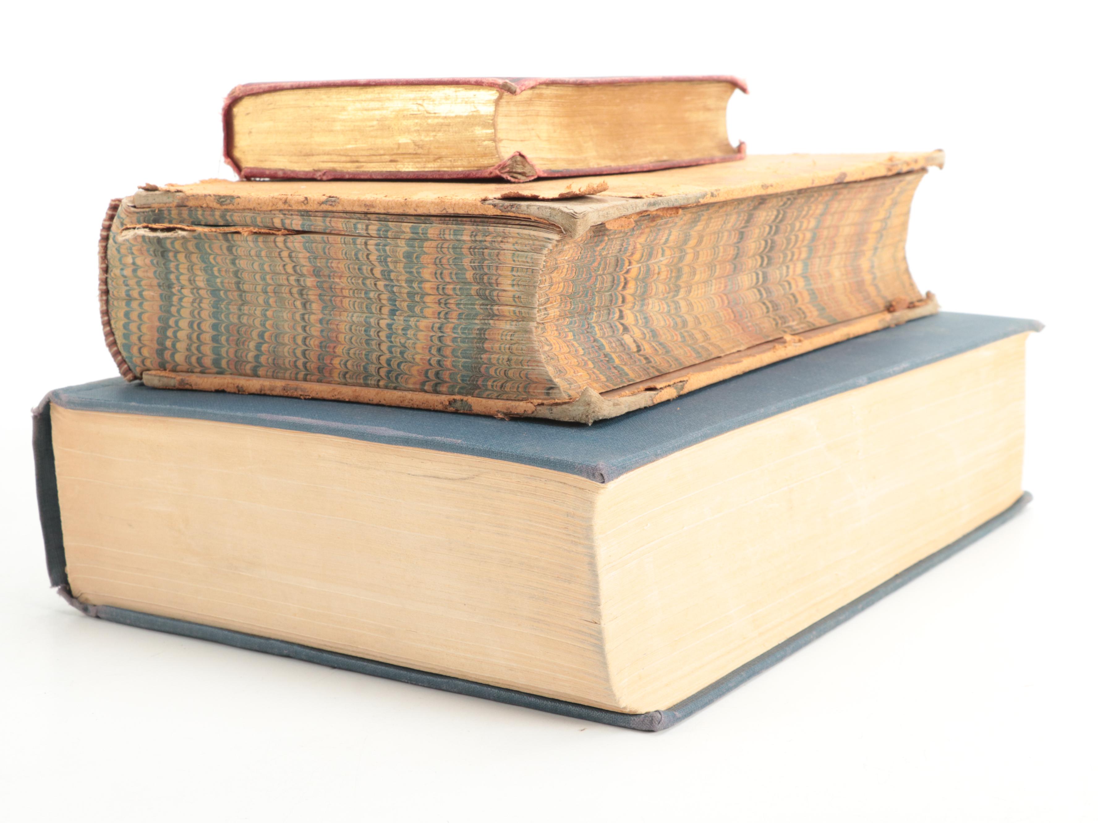 "Paradise Lost" by John Milton with "Complete Works of Robert Burns" and More