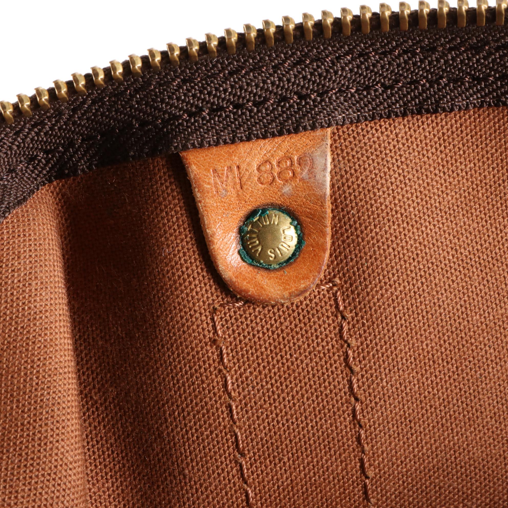 Louis Vuitton Keepall 55 in Monogram Canvas and Vachetta Leather