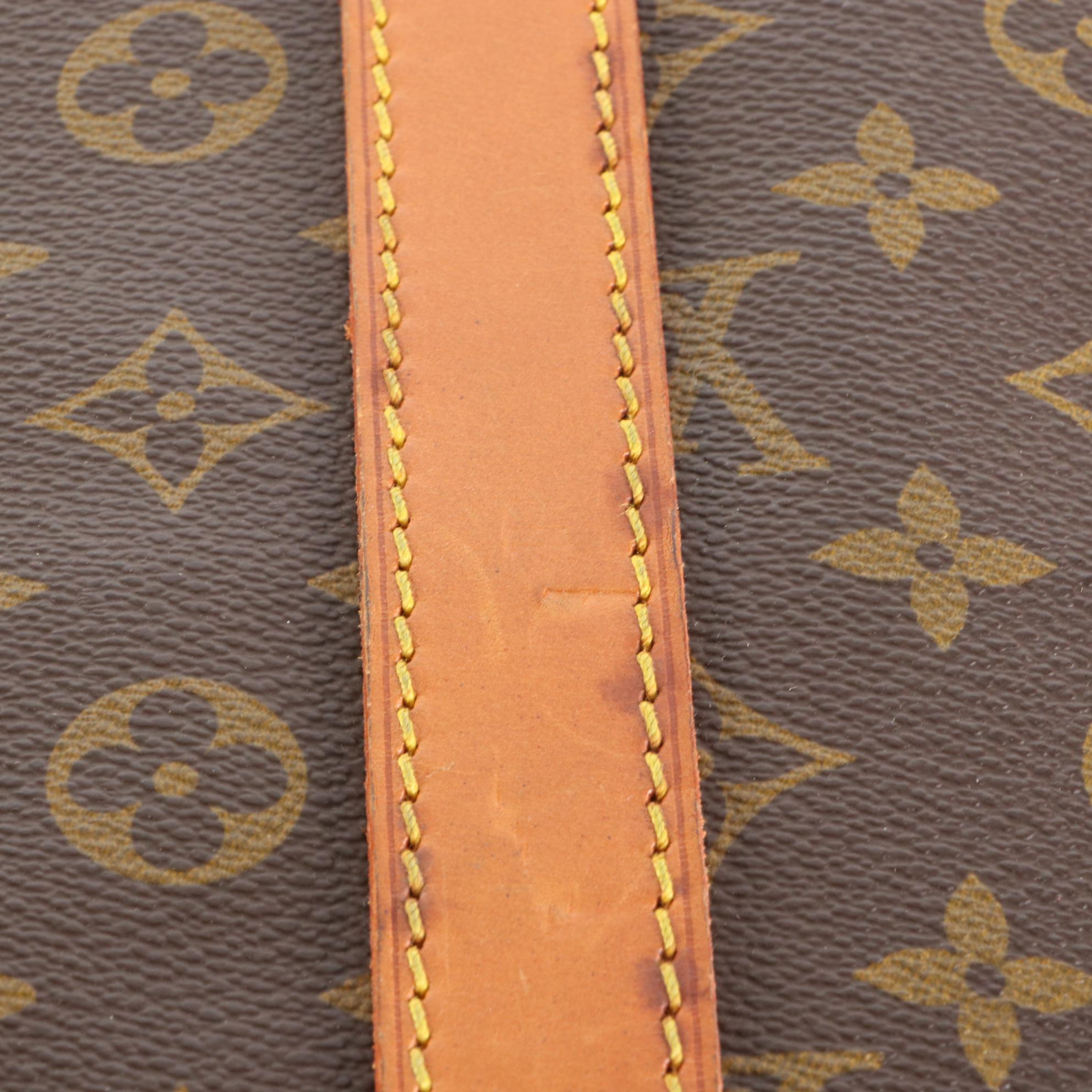 Louis Vuitton Keepall 55 in Monogram Canvas and Vachetta Leather