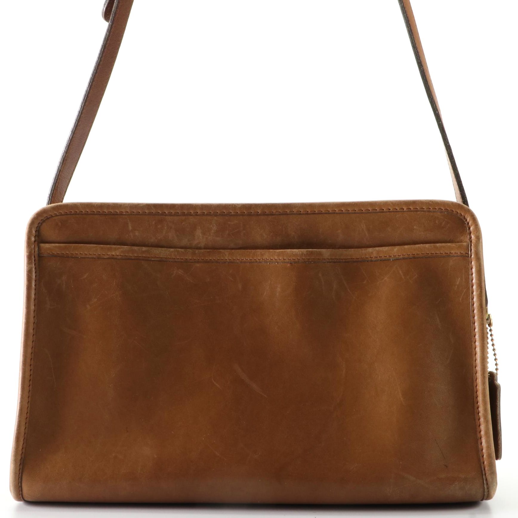 Coach Sutton Shoulder Bag in British Tan Leather