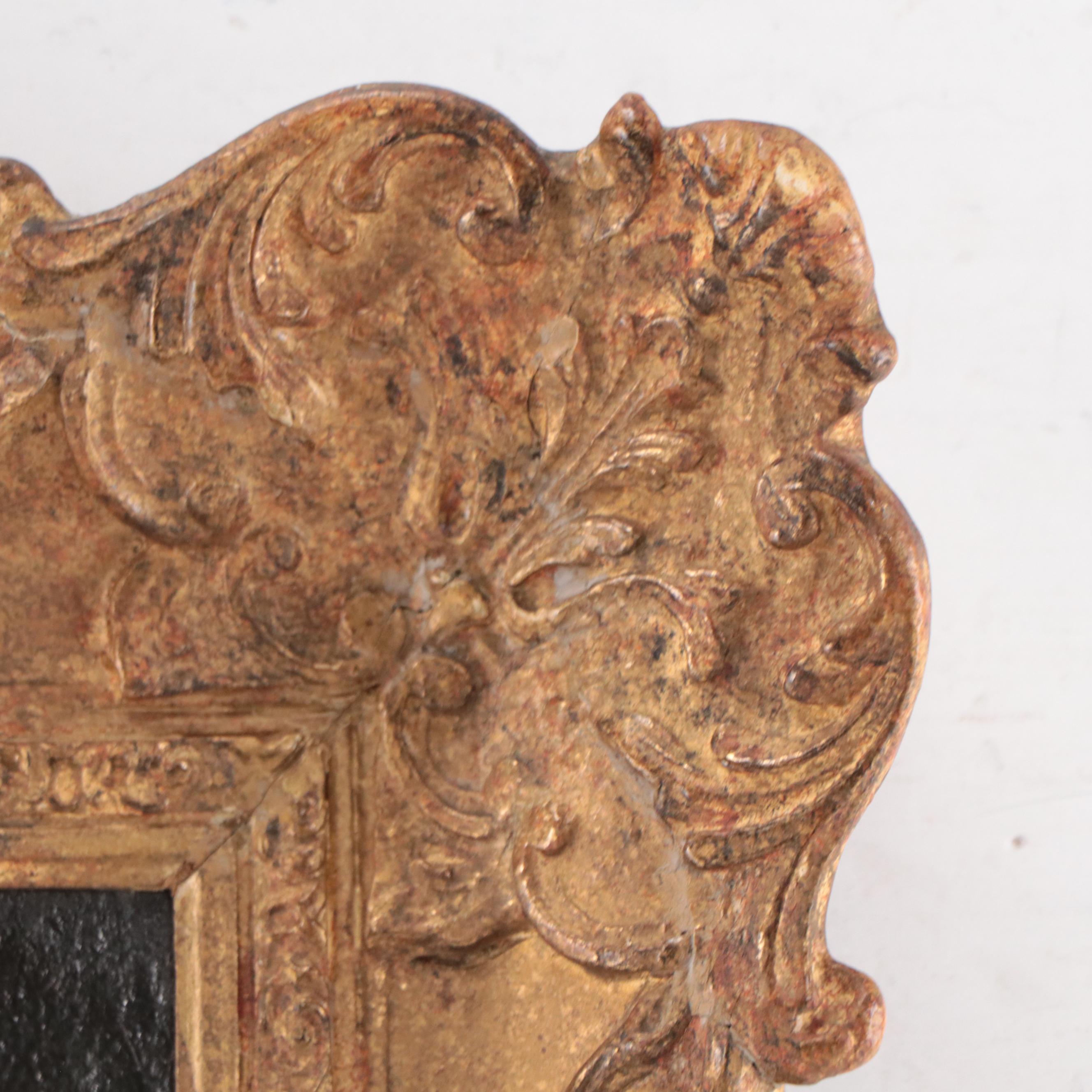 Portrait Oil Painting of Young Girl With Brush, Late 18th Century