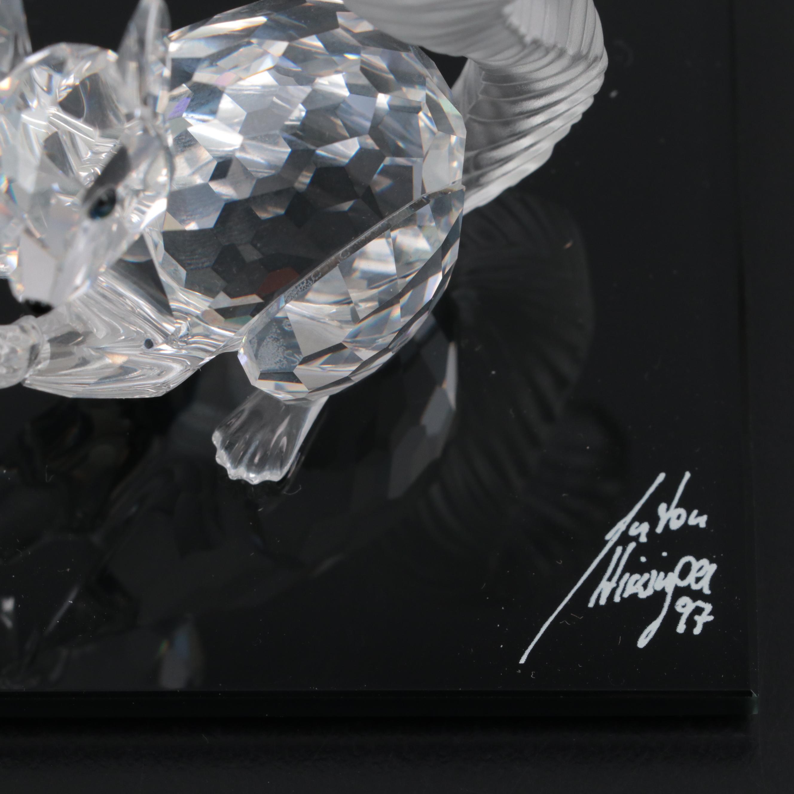 Swarovski Crystal Squirrel and Toucan Figurines