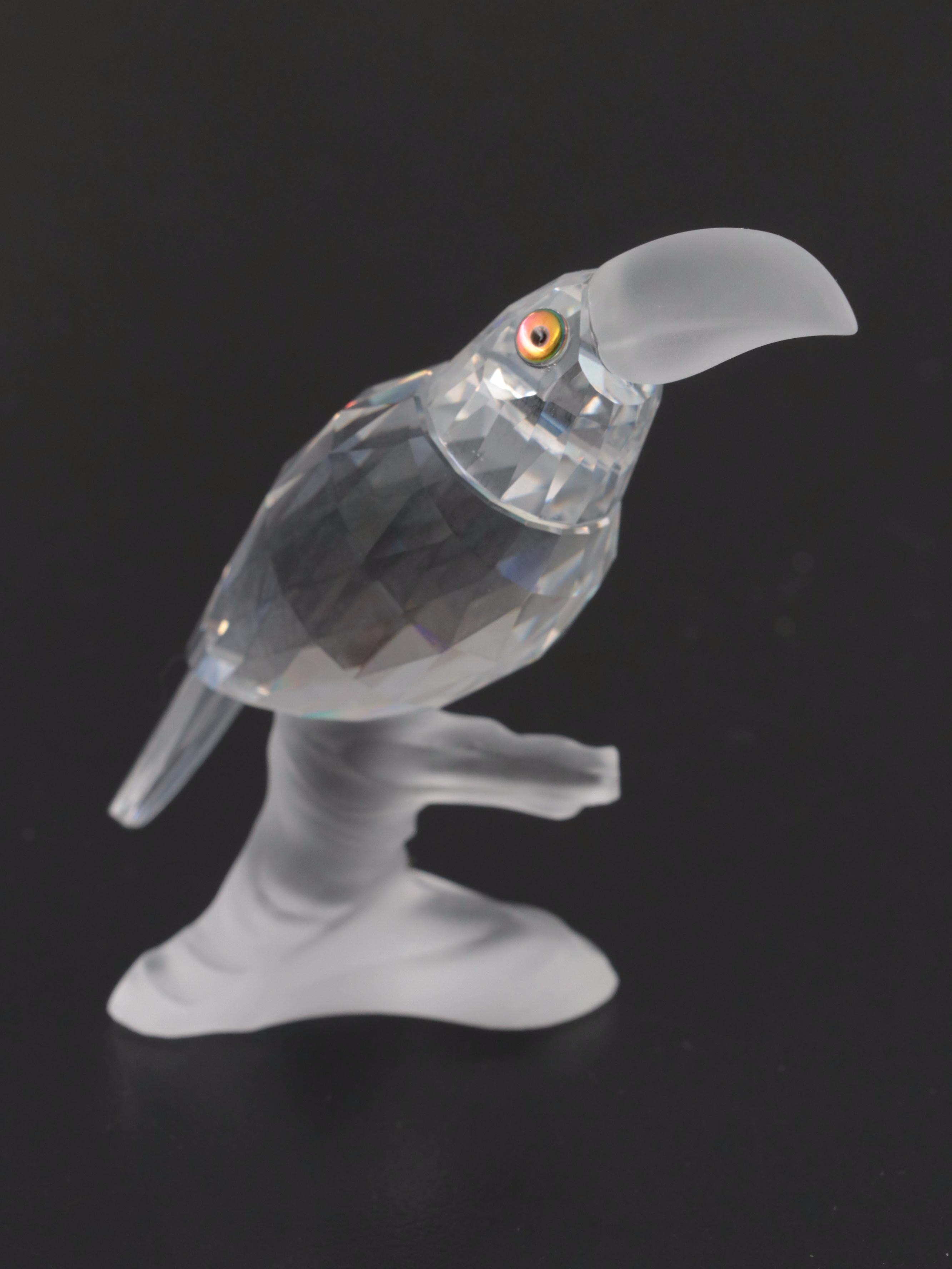 Swarovski Crystal Squirrel and Toucan Figurines