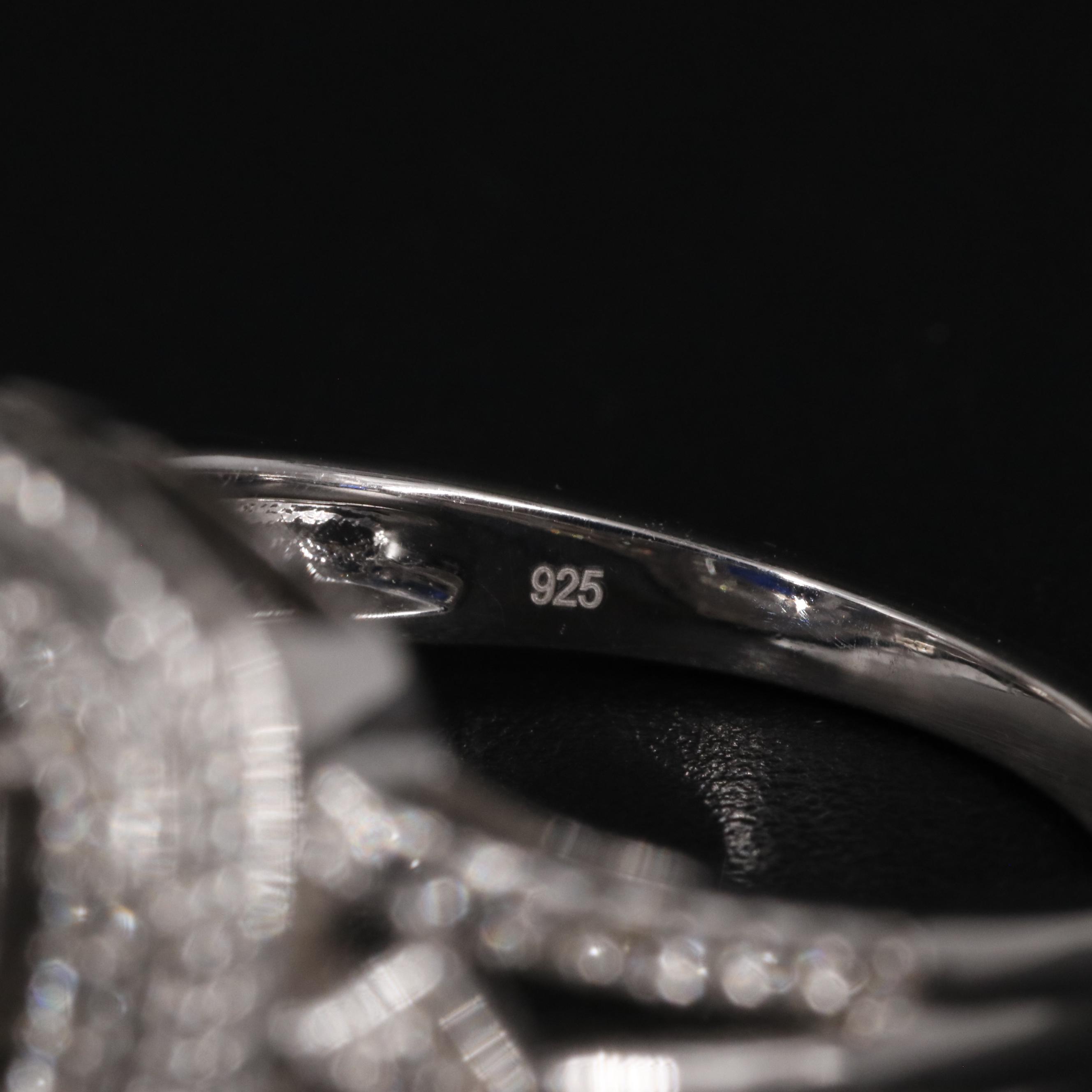 Sterling Silver Sapphire Ring