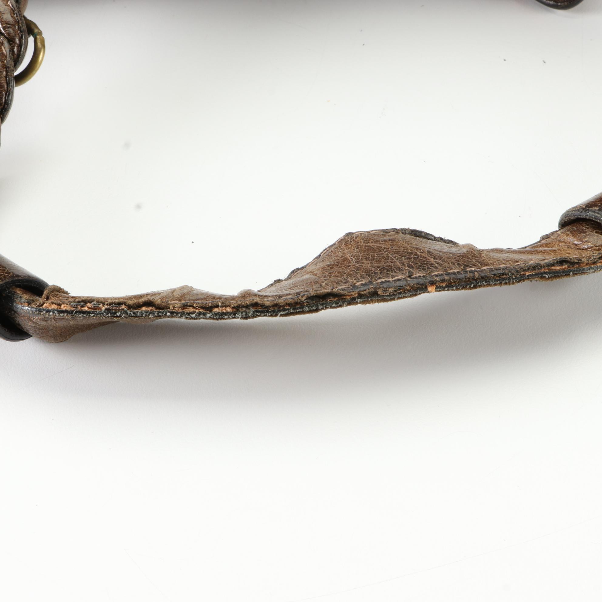 Chloé Heloise Shoulder Bag in Leather with Braided Straps