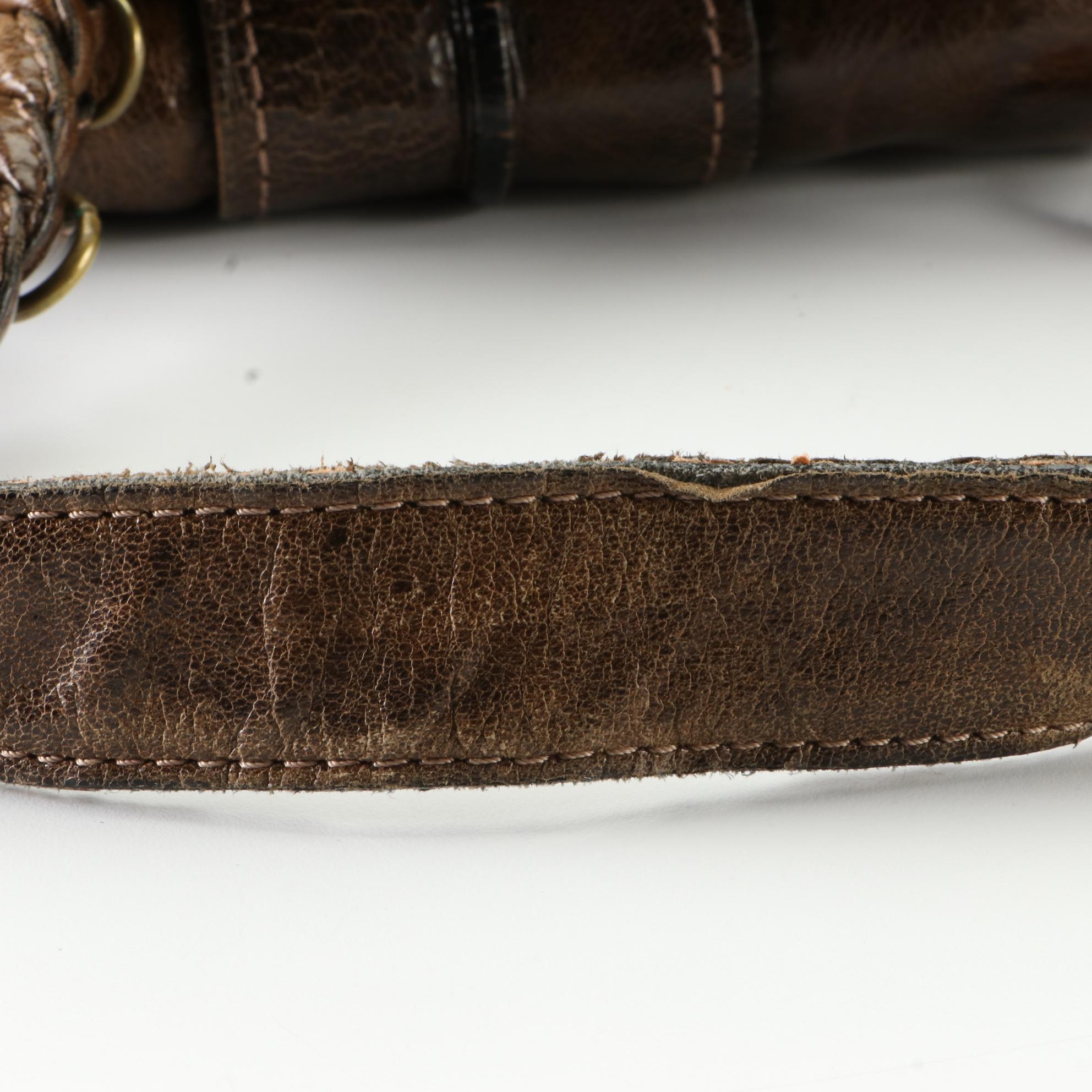 Chloé Heloise Shoulder Bag in Leather with Braided Straps