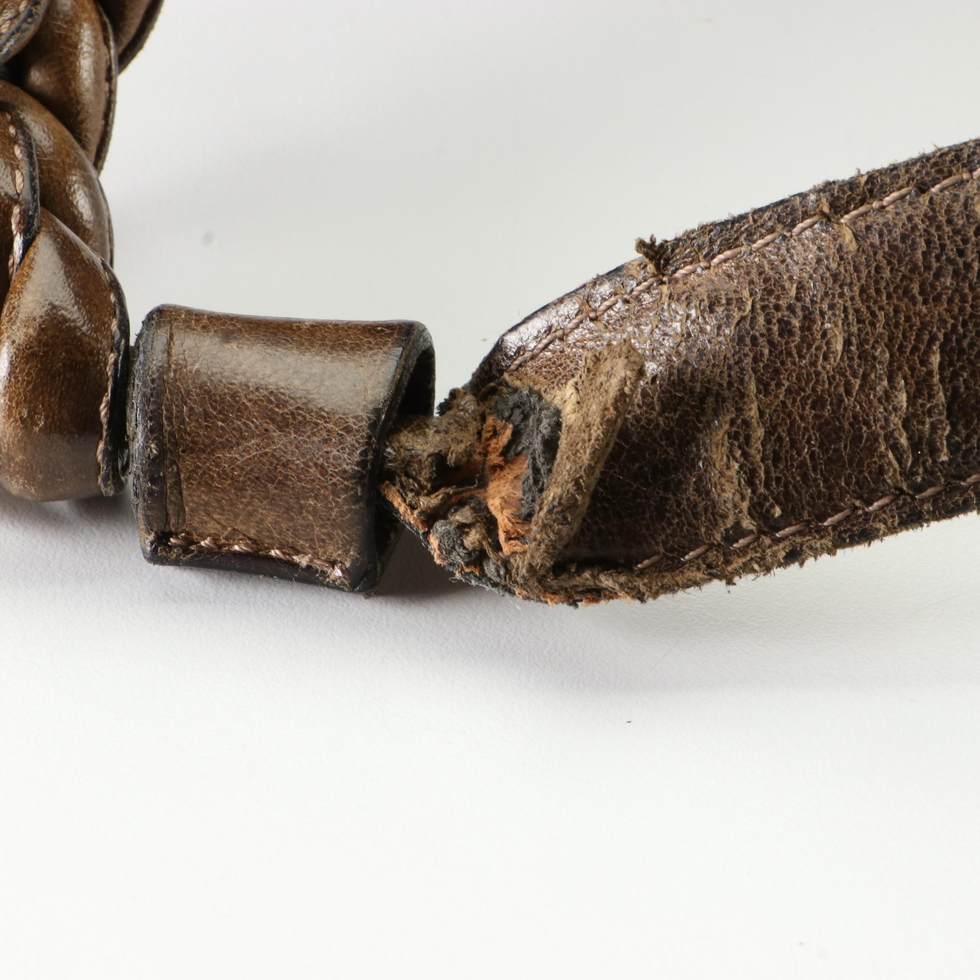 Chloé Heloise Shoulder Bag in Leather with Braided Straps