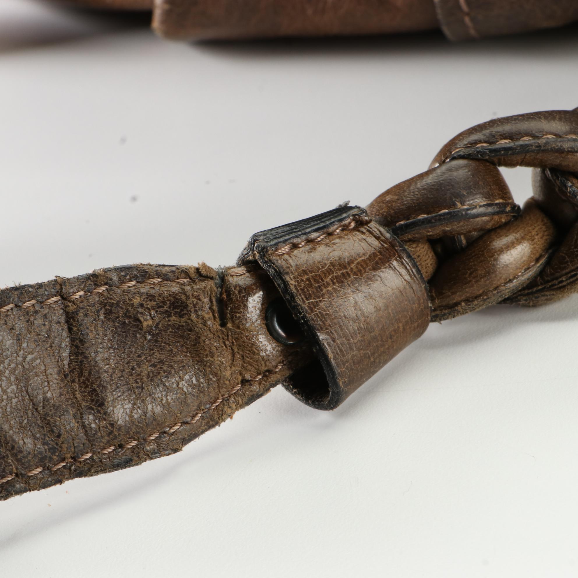 Chloé Heloise Shoulder Bag in Leather with Braided Straps