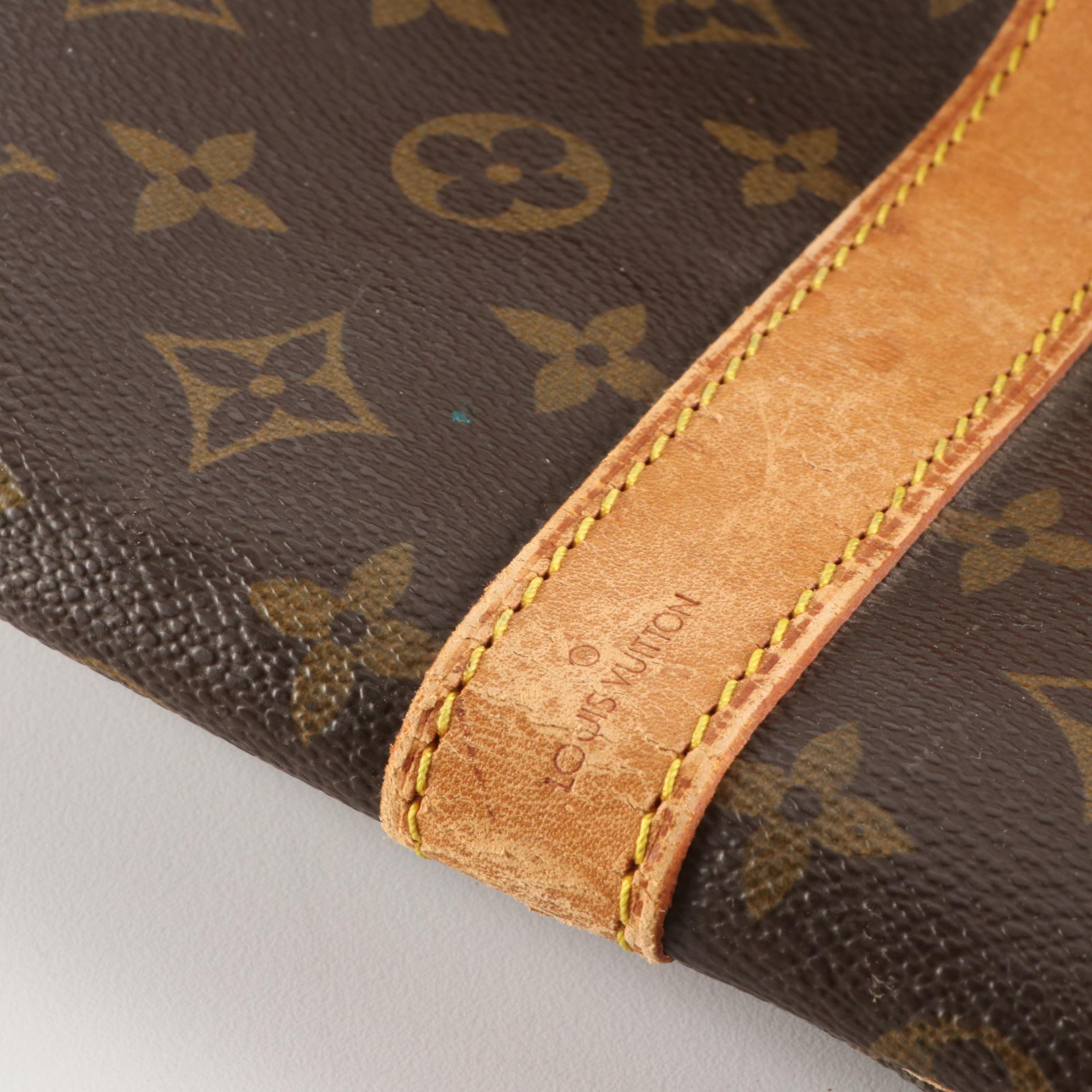 Louis Vuitton Keepall 55 Bandoulière in Monogram Canvas and Vachetta Leather