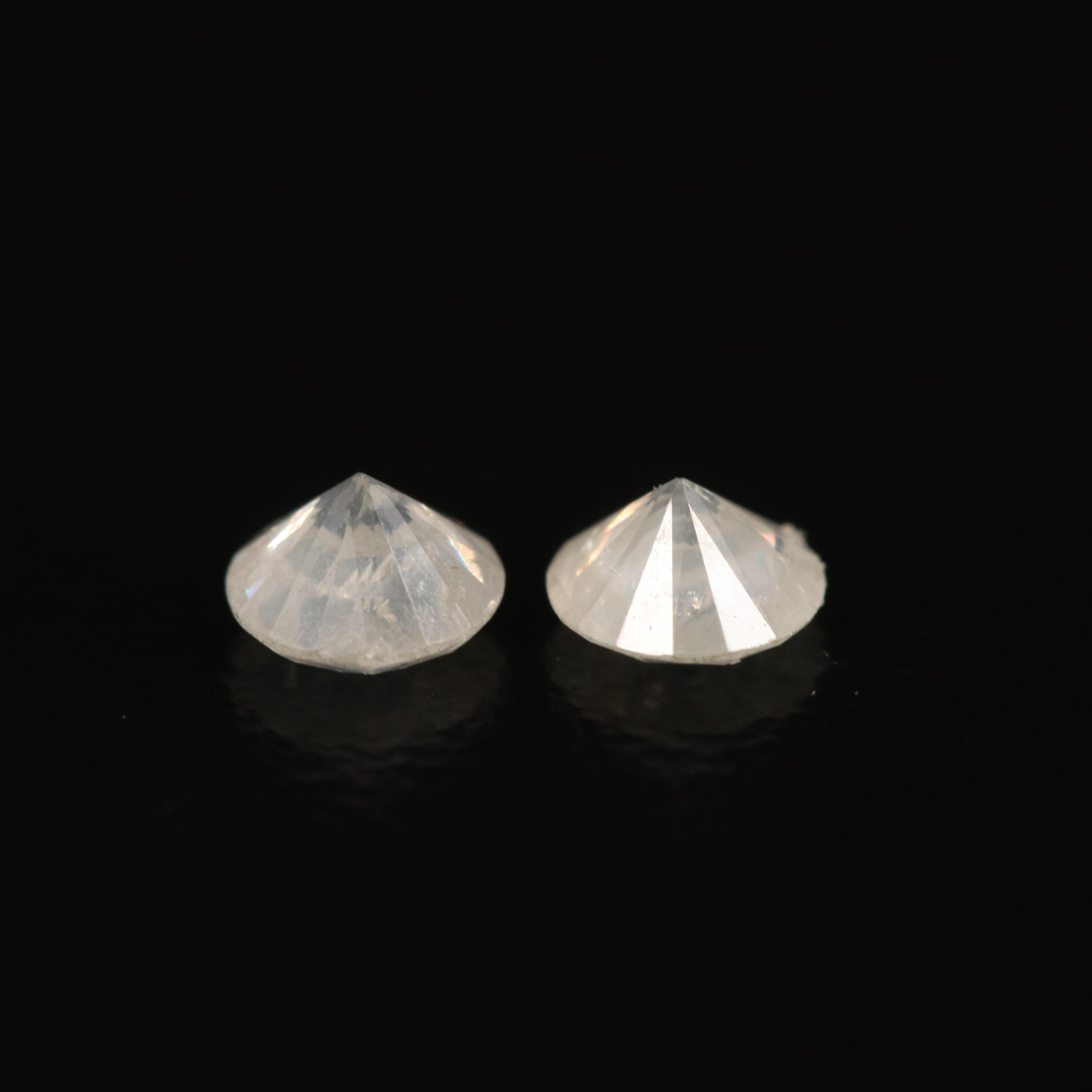 Loose 0.43 CTW Matched Pair of Diamonds