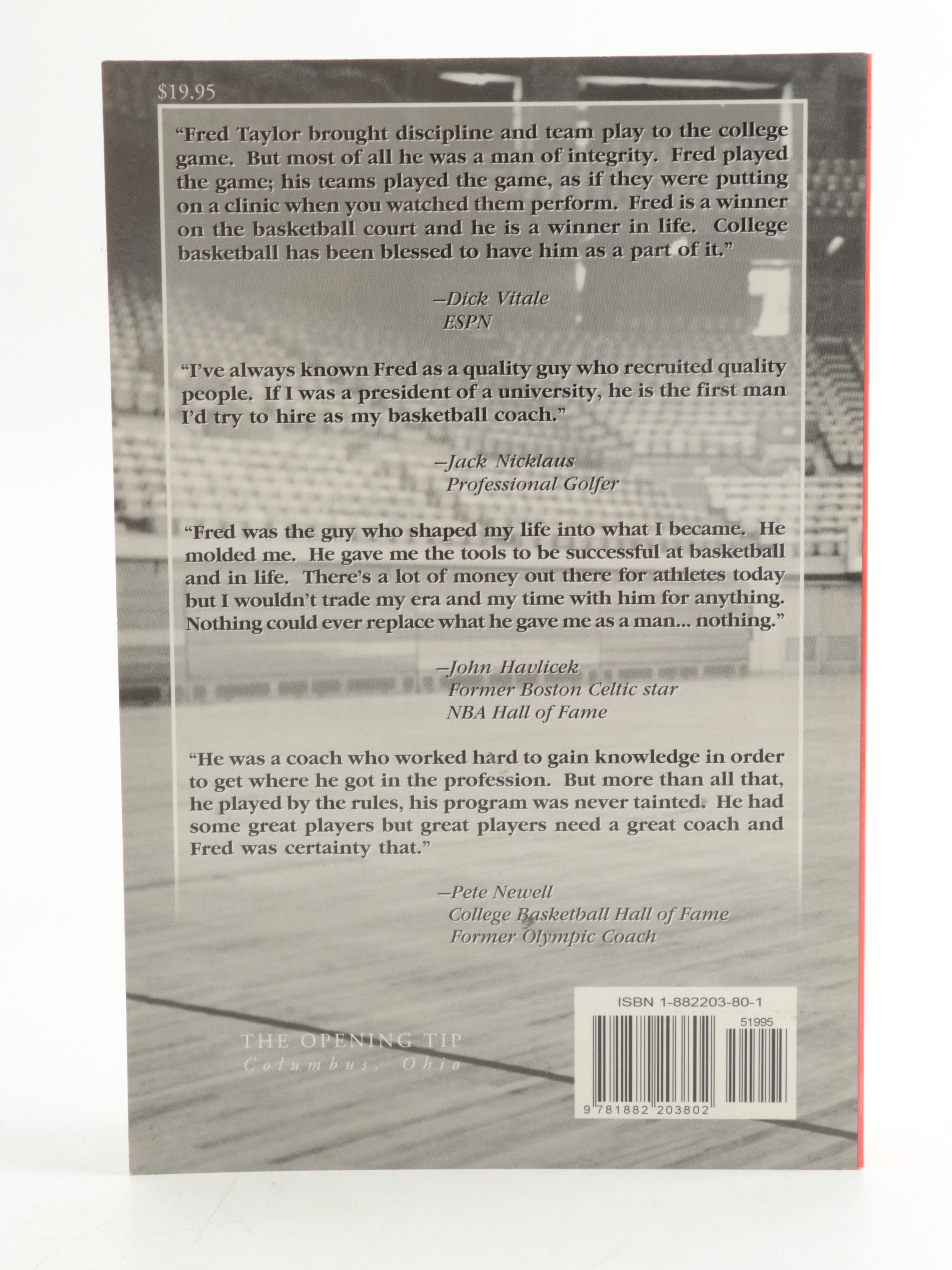 Signed "A Higher Court" by Joe Weasel with Other Signed Sports Books