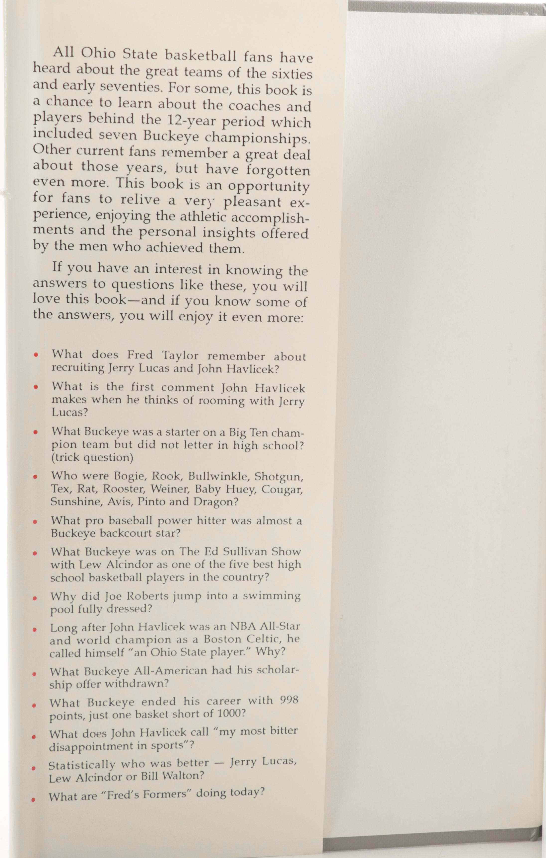 Signed "A Higher Court" by Joe Weasel with Other Signed Sports Books