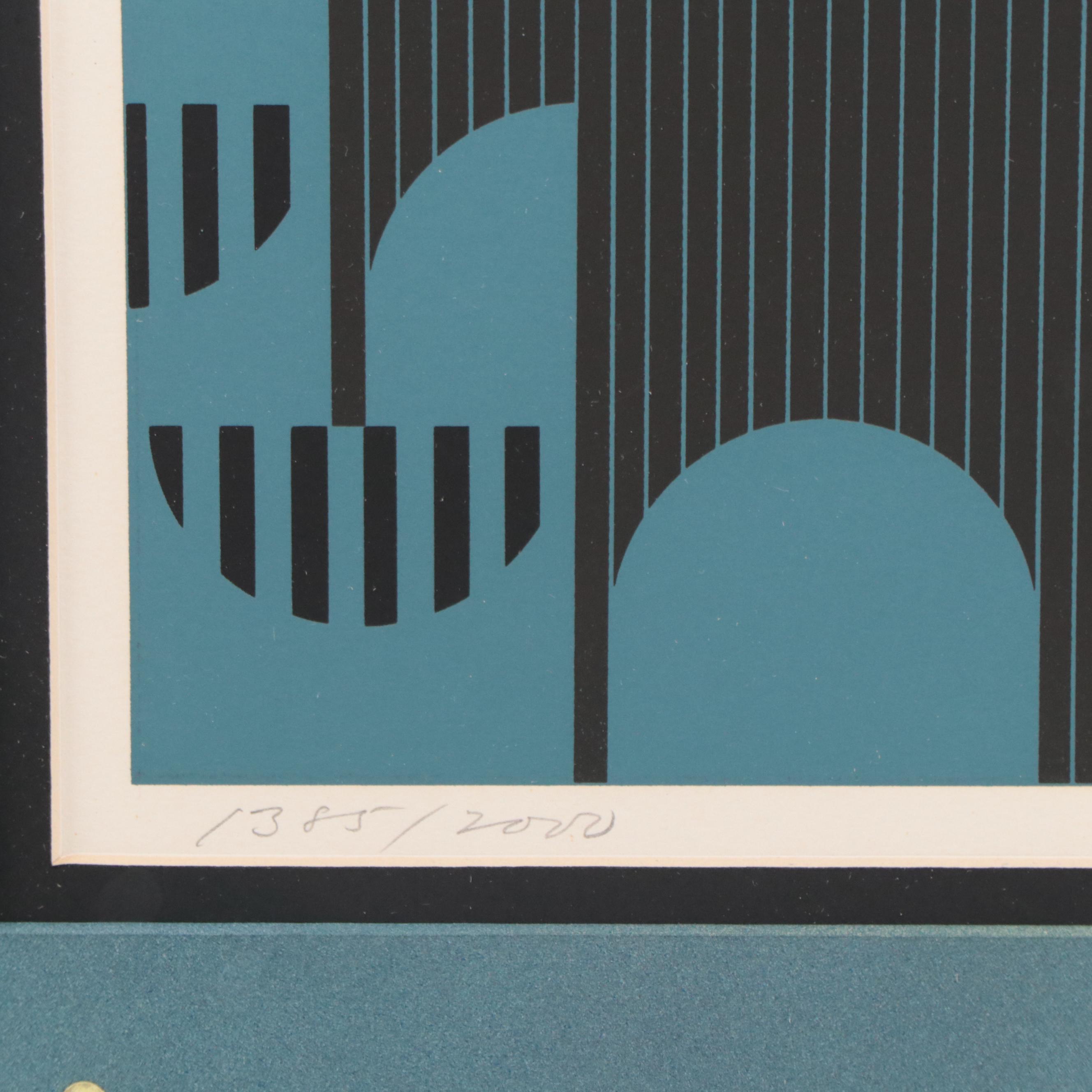 Charley Harper Serigraph "Raccpack," 1975