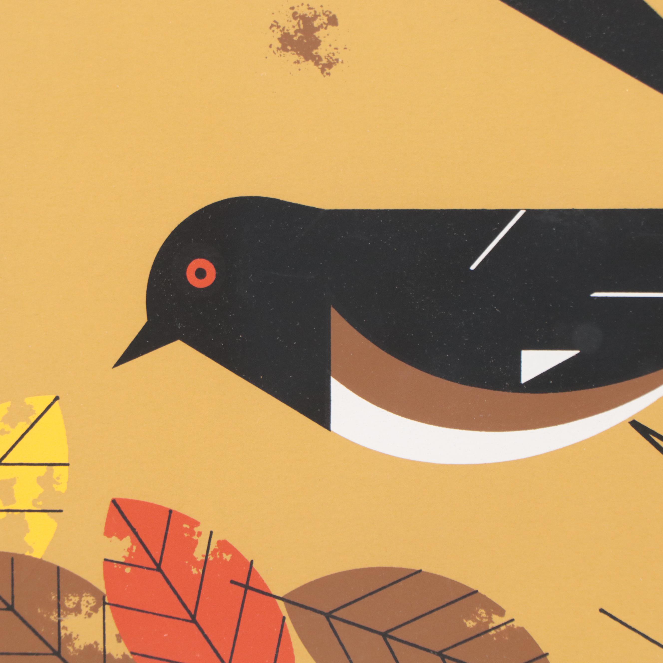 Charley Harper Serigraph "Box Turtle (Homebody)," 1972