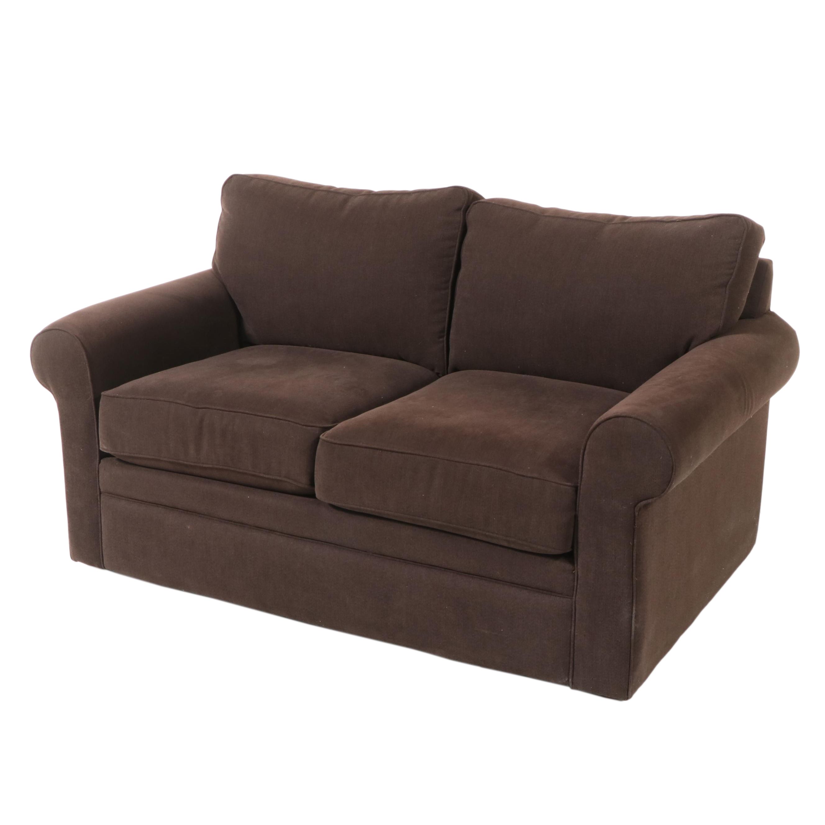 La-Z-Boy Custom-Upholstered Roll-Arm Loveseat