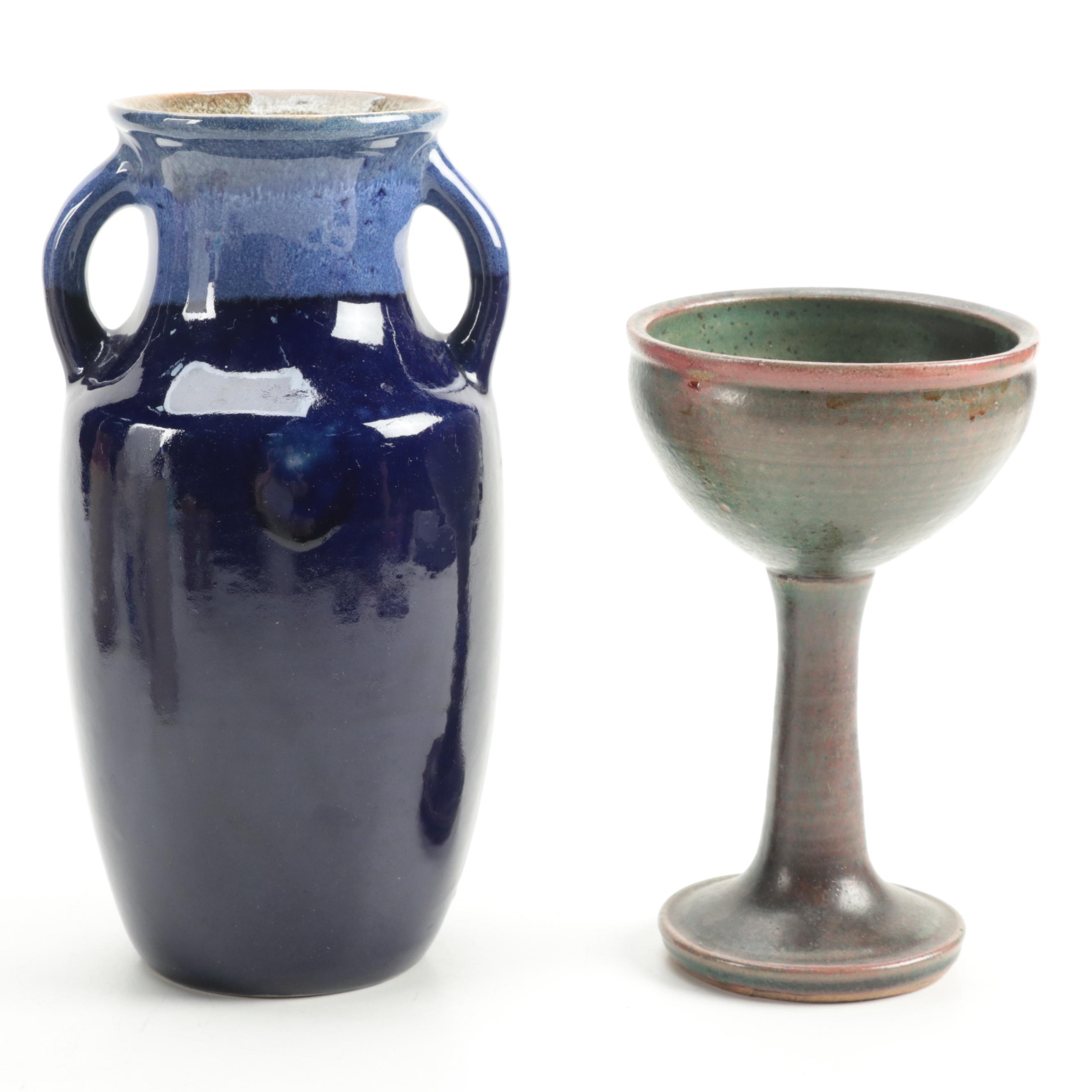 Williamsburg Pottery with Other Beer Mugs, Vase, Pitcher, Crock and More