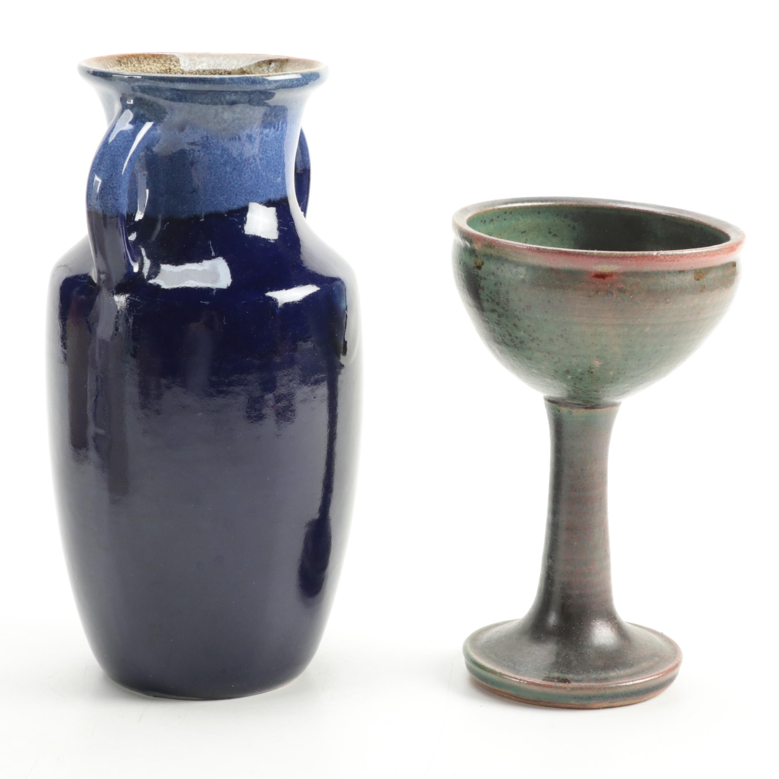 Williamsburg Pottery with Other Beer Mugs, Vase, Pitcher, Crock and More