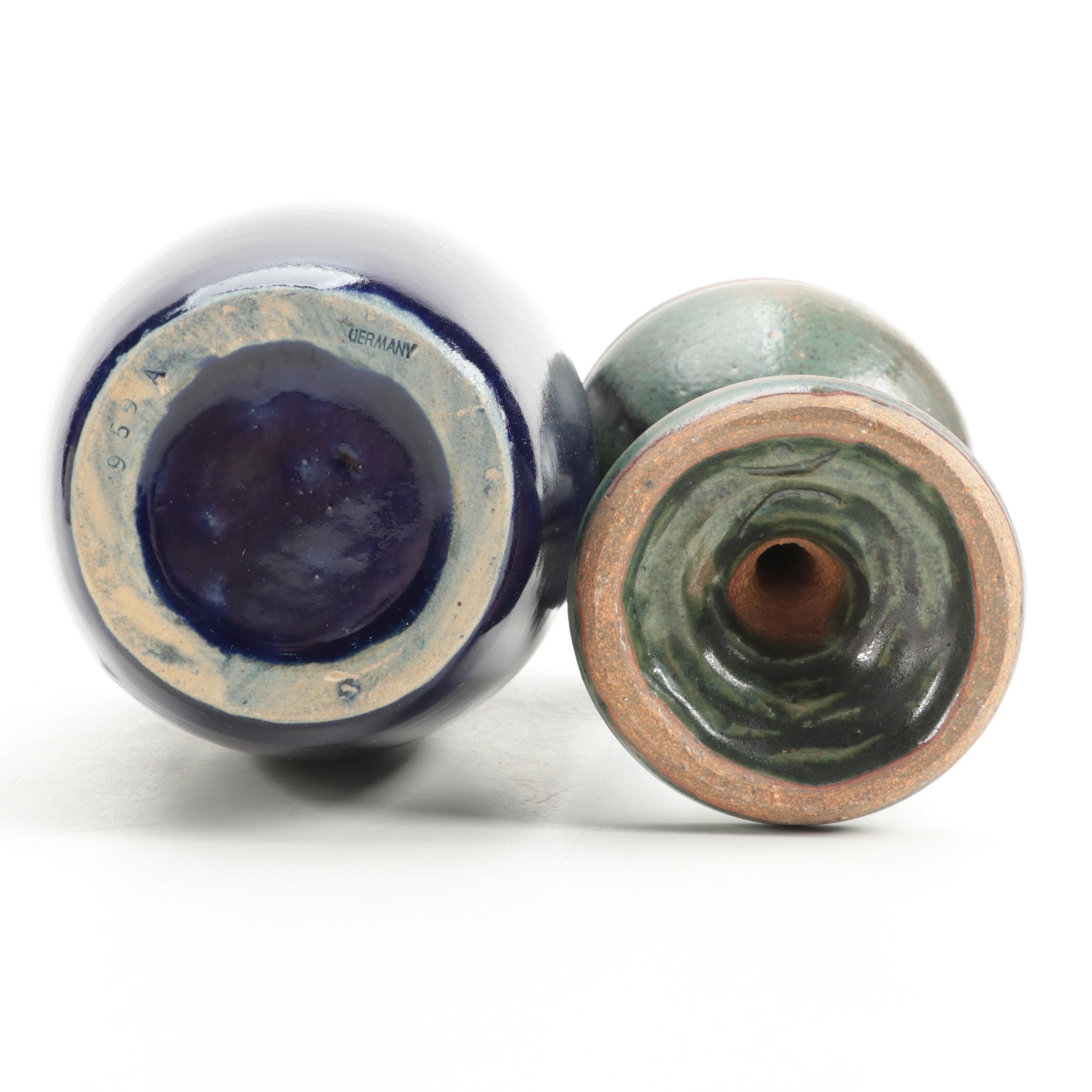 Williamsburg Pottery with Other Beer Mugs, Vase, Pitcher, Crock and More