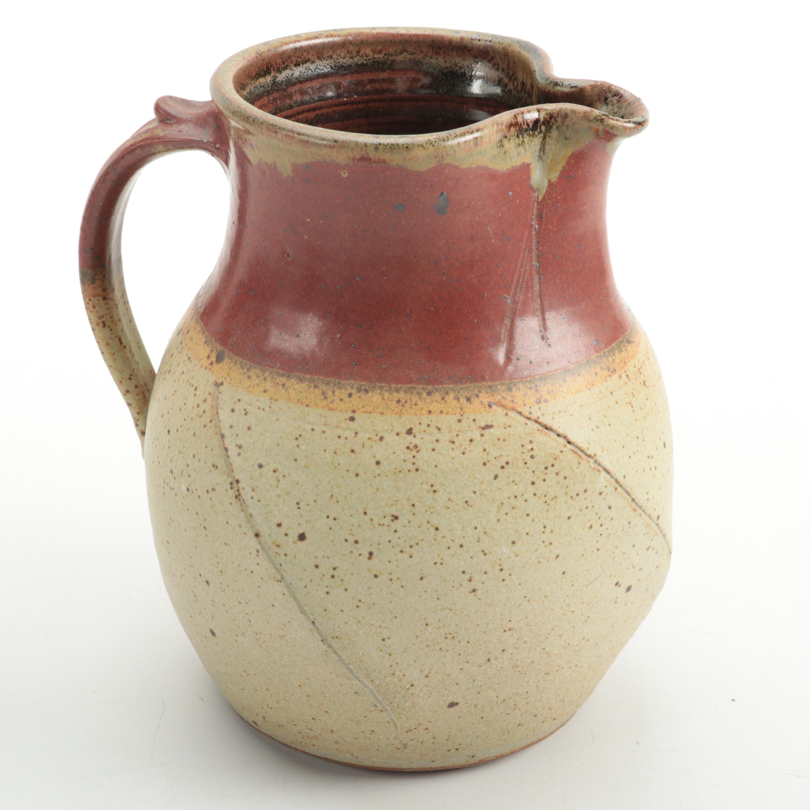 Williamsburg Pottery with Other Beer Mugs, Vase, Pitcher, Crock and More
