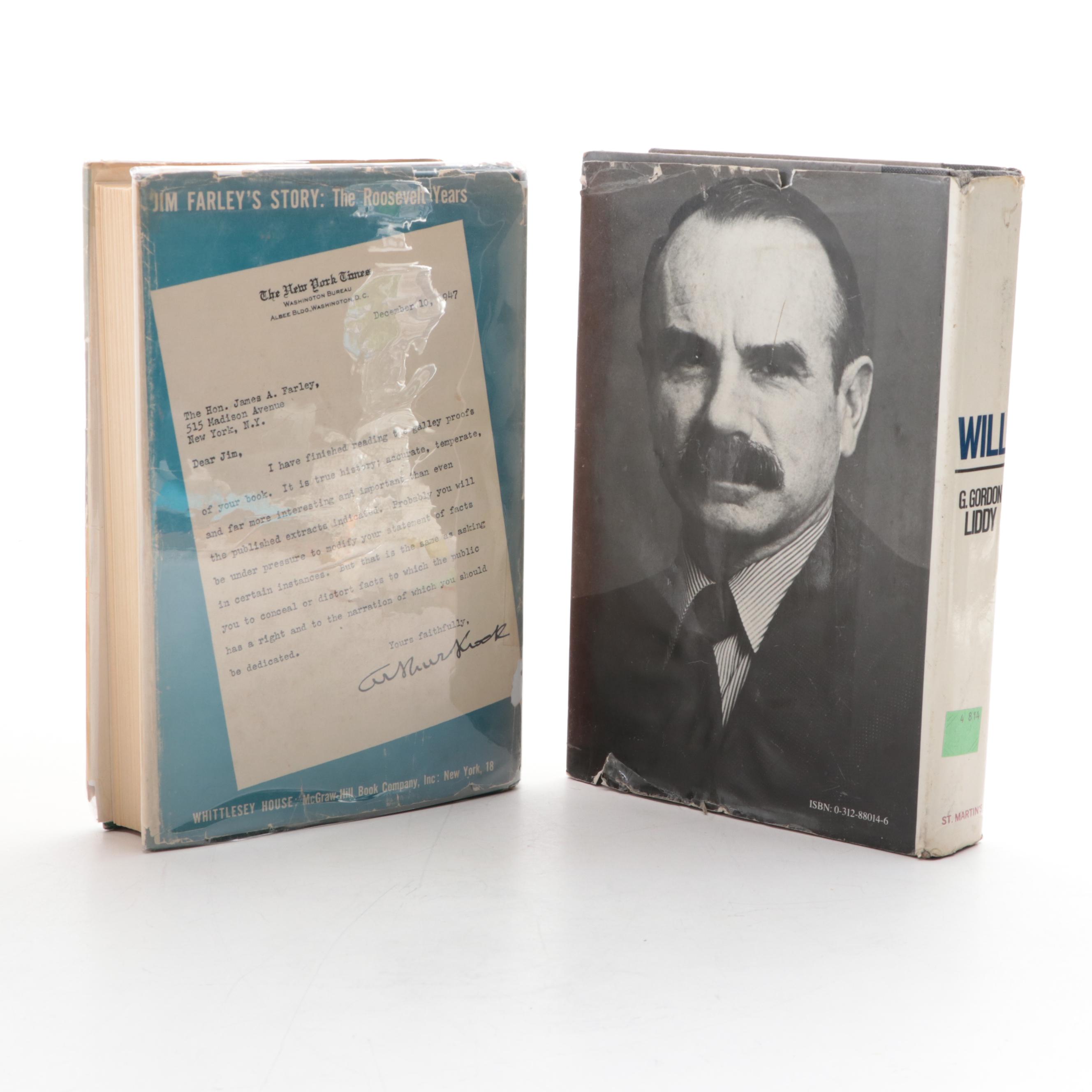 Signed First Edition "Jim Farley's Story: The Roosevelt Years" and More Books