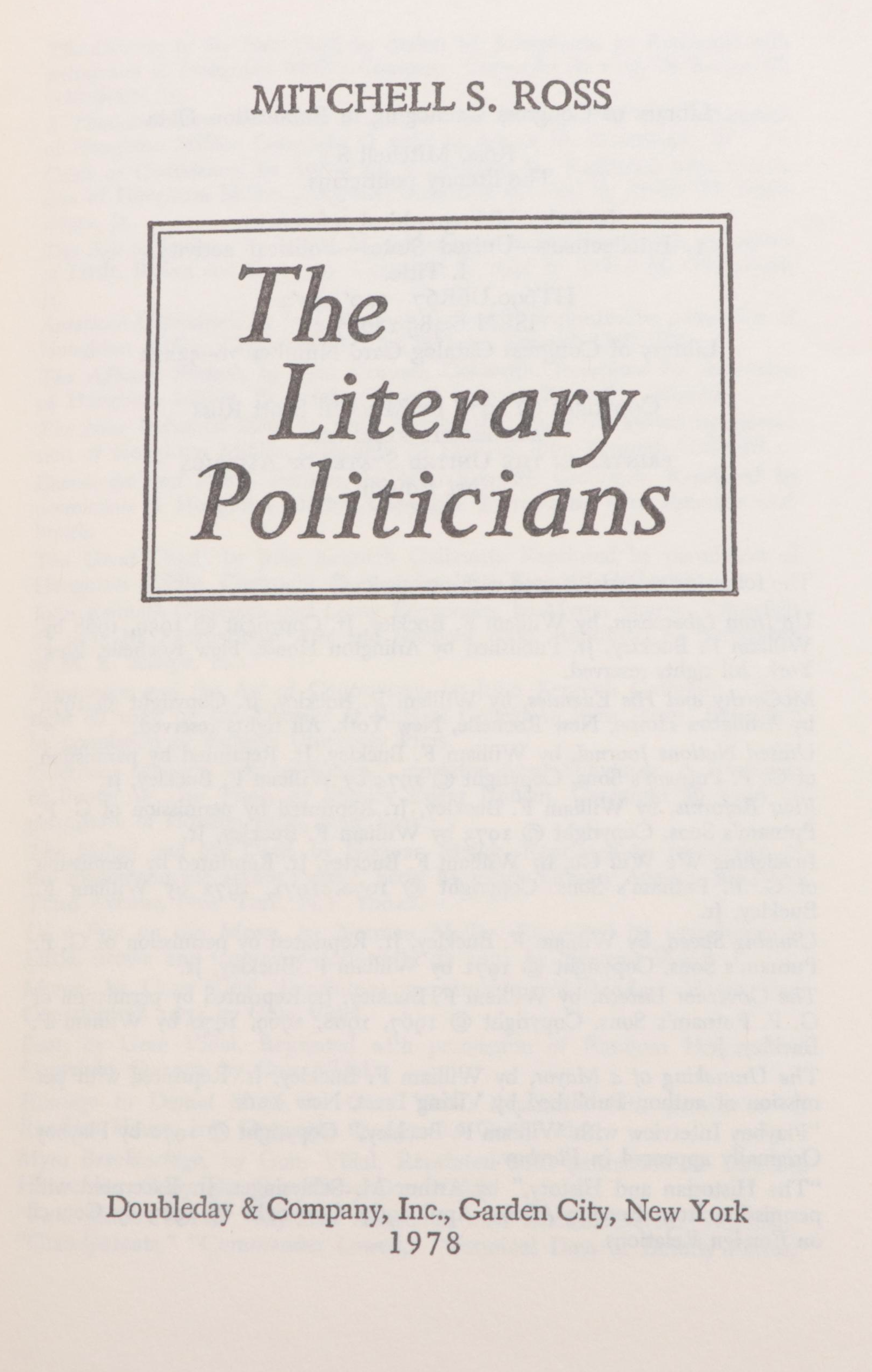 Signed First Edition "Jim Farley's Story: The Roosevelt Years" and More Books